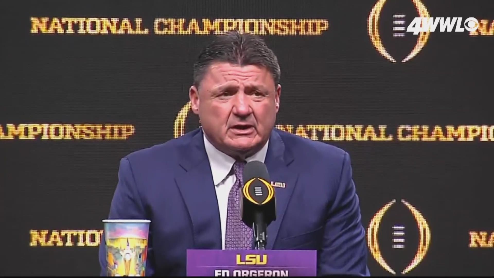 "The guys that are out there have given us a tremendous response. It’s going to be a fight. Everybody is after these guys," coach Ed Orgeron said.
