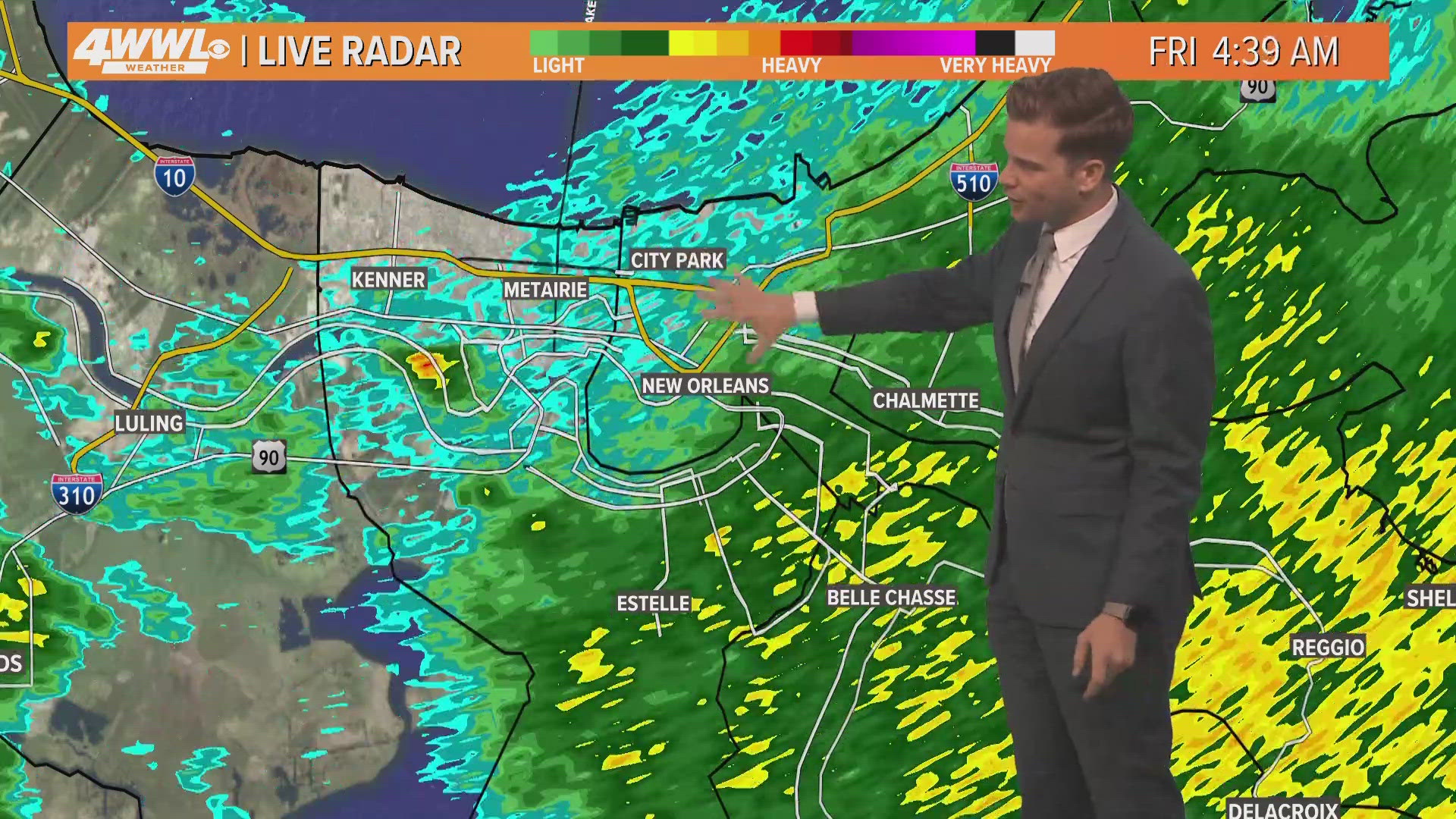 The warm and humid weather continues into next week
