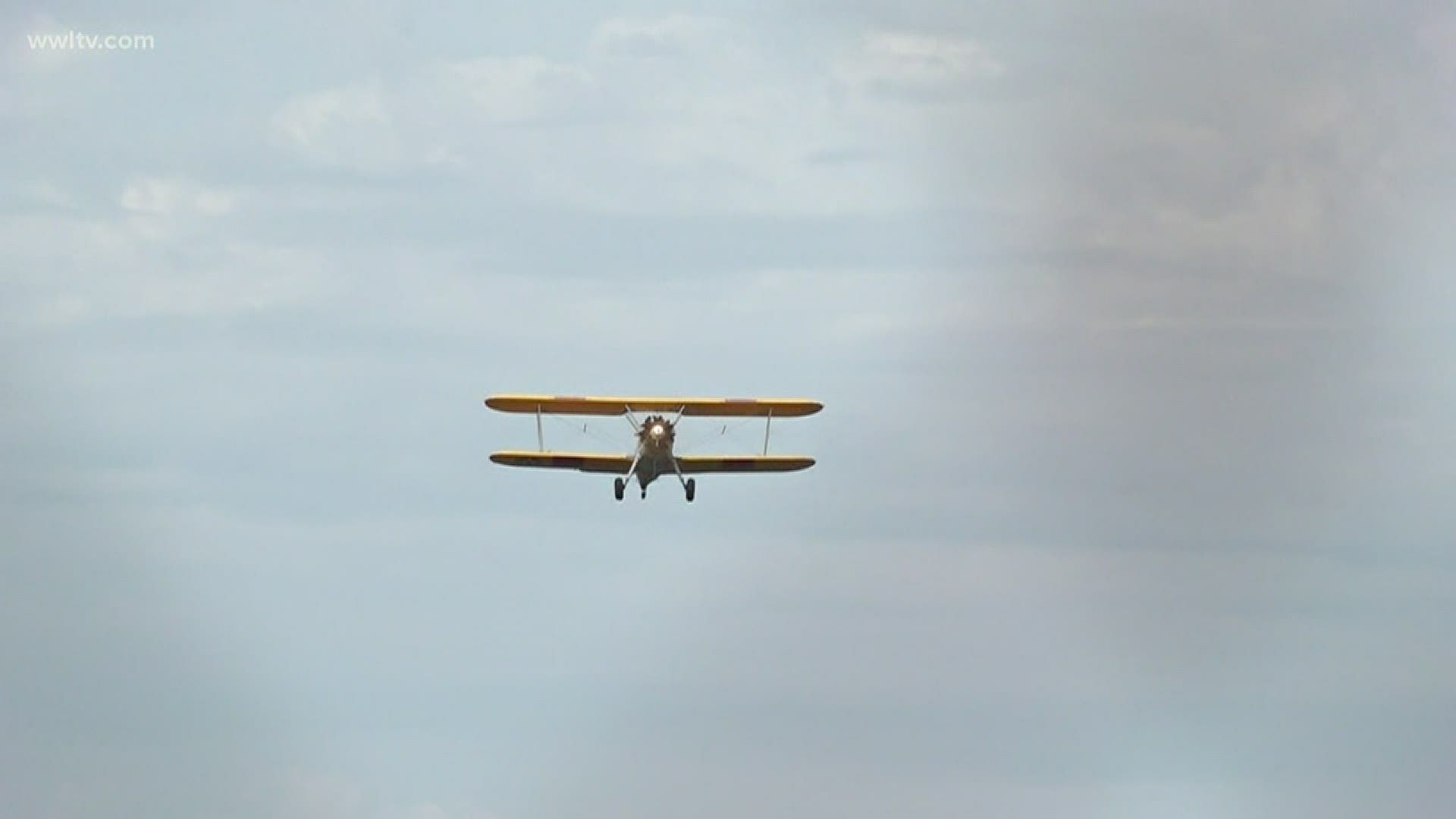 Holy Water from the River of Jordan, communion, and a Jewish prayer all in the skies above New Orleans.