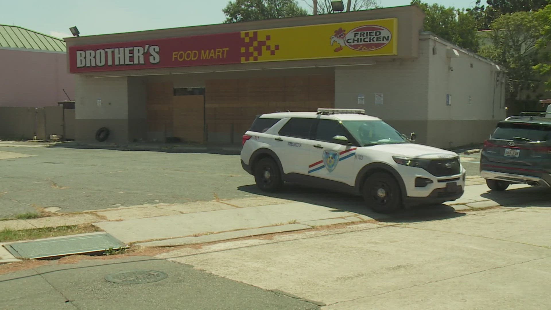 The owners of the store apparently just walked away about 5 months ago and the food spoiled and is rotting and people have smashed windows and caused a mess.