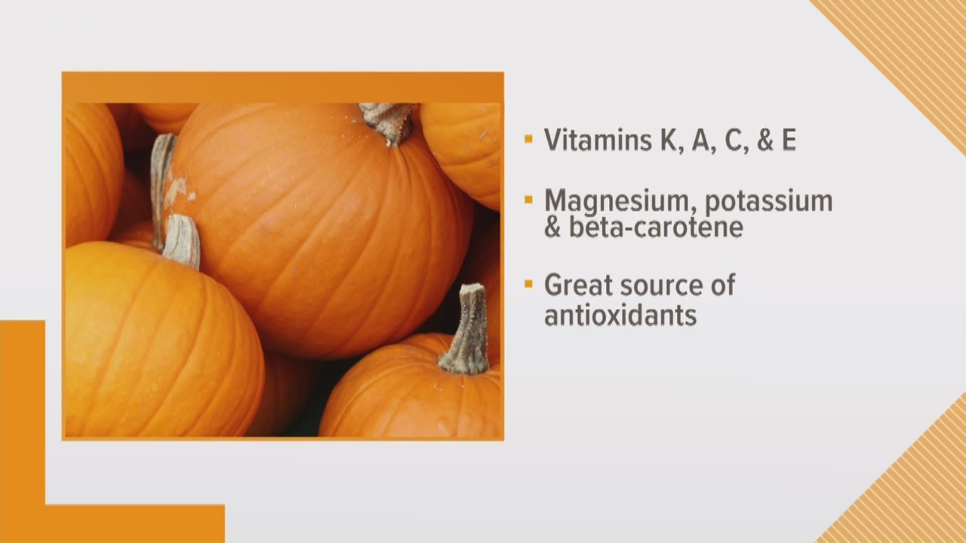 Nutritionist, Emily Schneller, is answering the question, is pumpkin good for you?