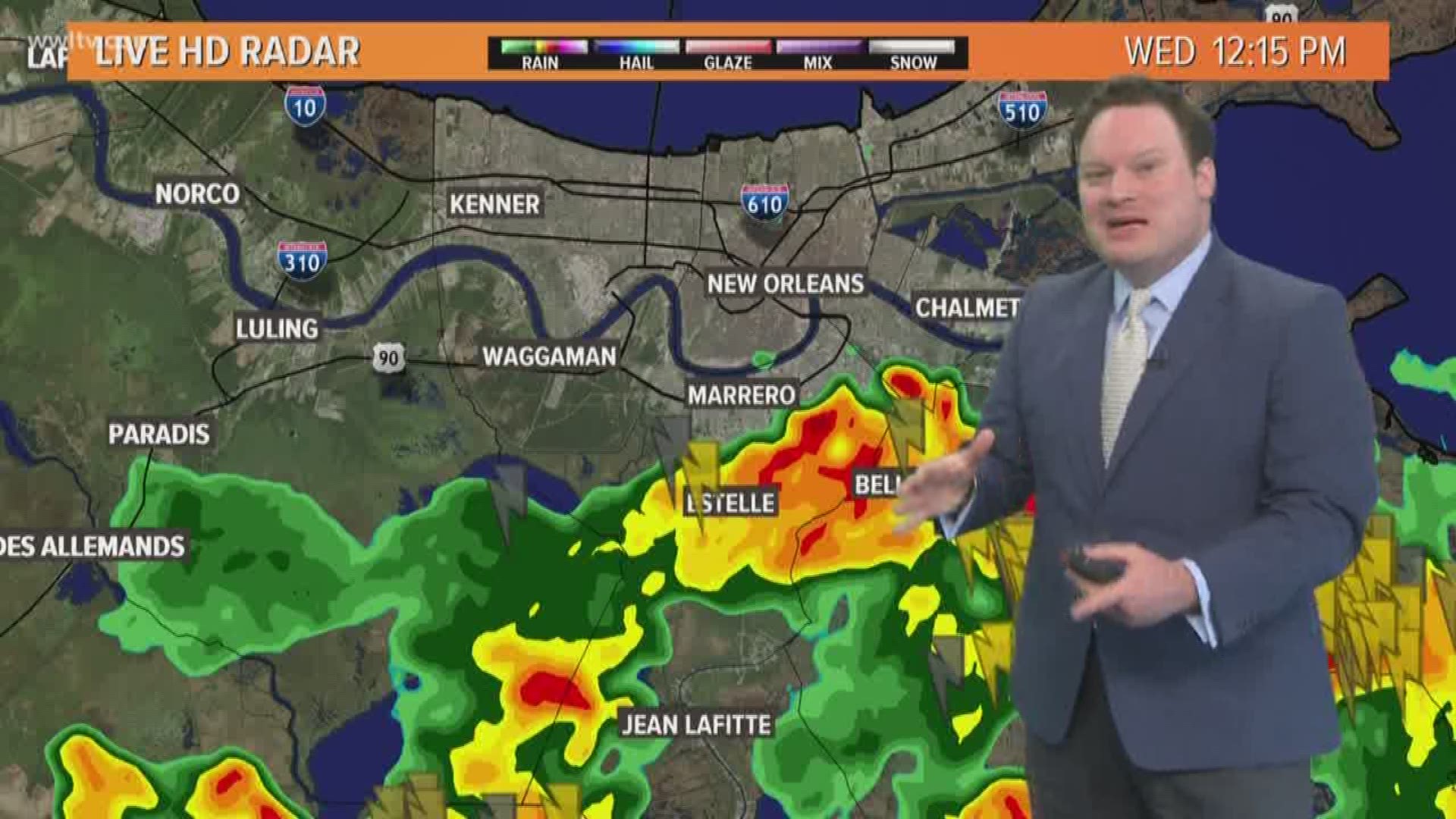 Meteorologist Chris Franklin has a look at the wet few days and hot weekend coming!