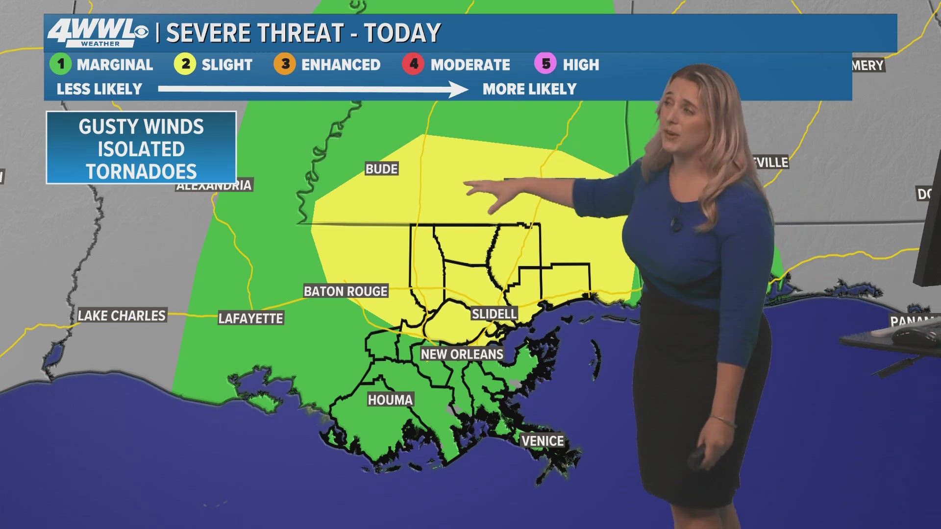 After the storms move out tonight, cooler and nicer weather arrives Thursday
