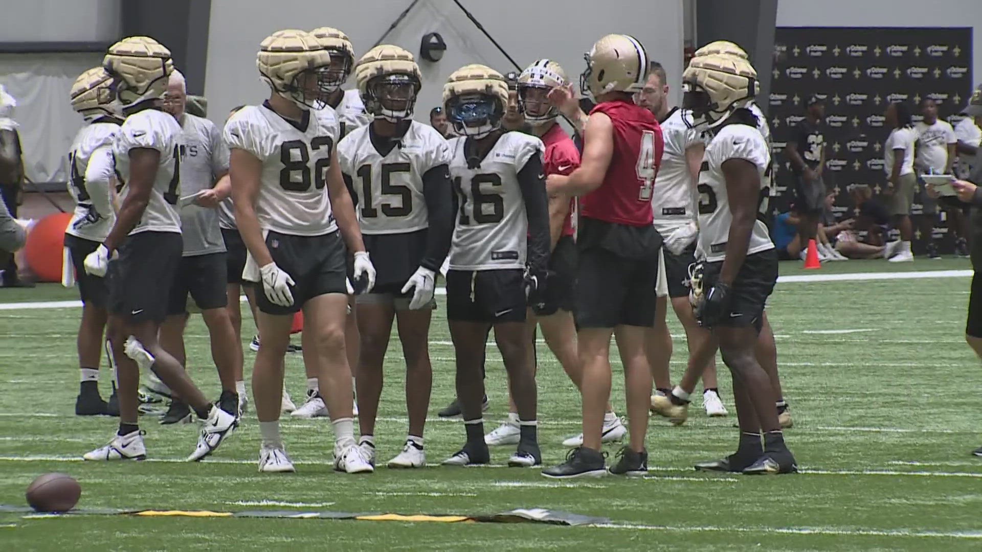 WWL-TV Sports Director Doug Mouton with the latest from the New Orleans Saints 2023 Training Camp