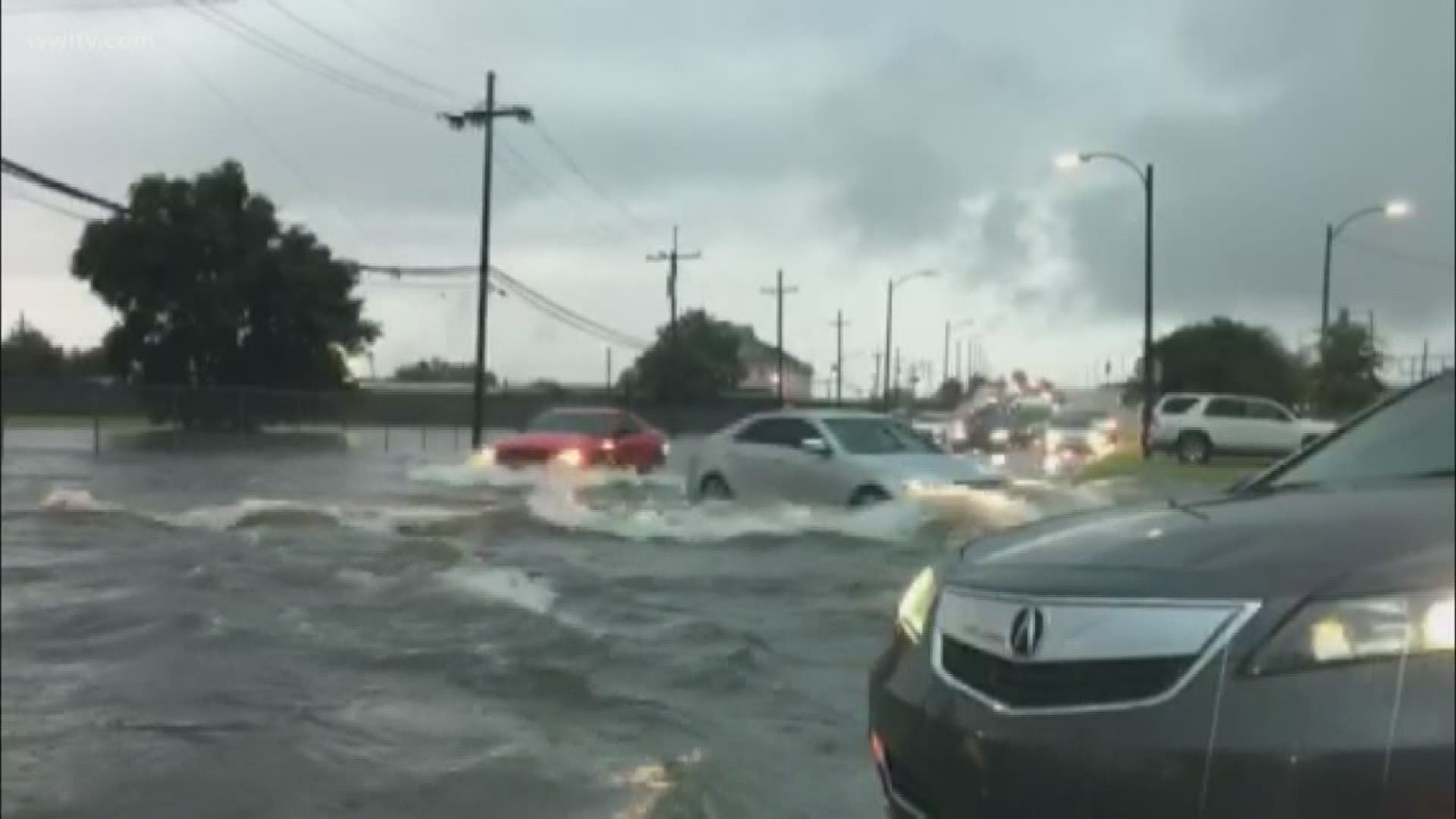 New Orleans City Councilman Jason Williams talked about flooding in New Orleans on July 10, 2019.