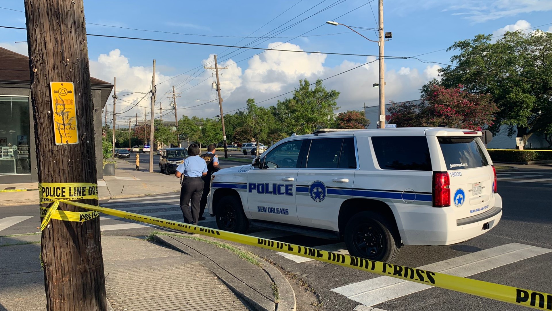 The New Orleans Police Department said the shooting happened in the 4900 block of Prytania Street.