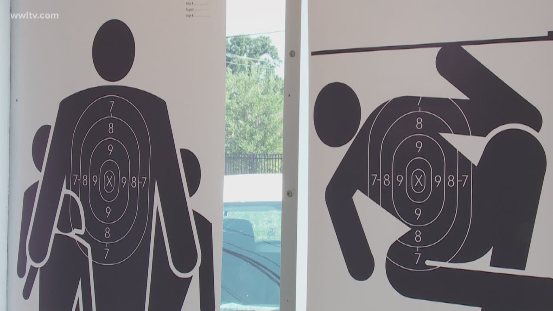 Artist hopes school 'shooting gallery' exhibition will trigger change