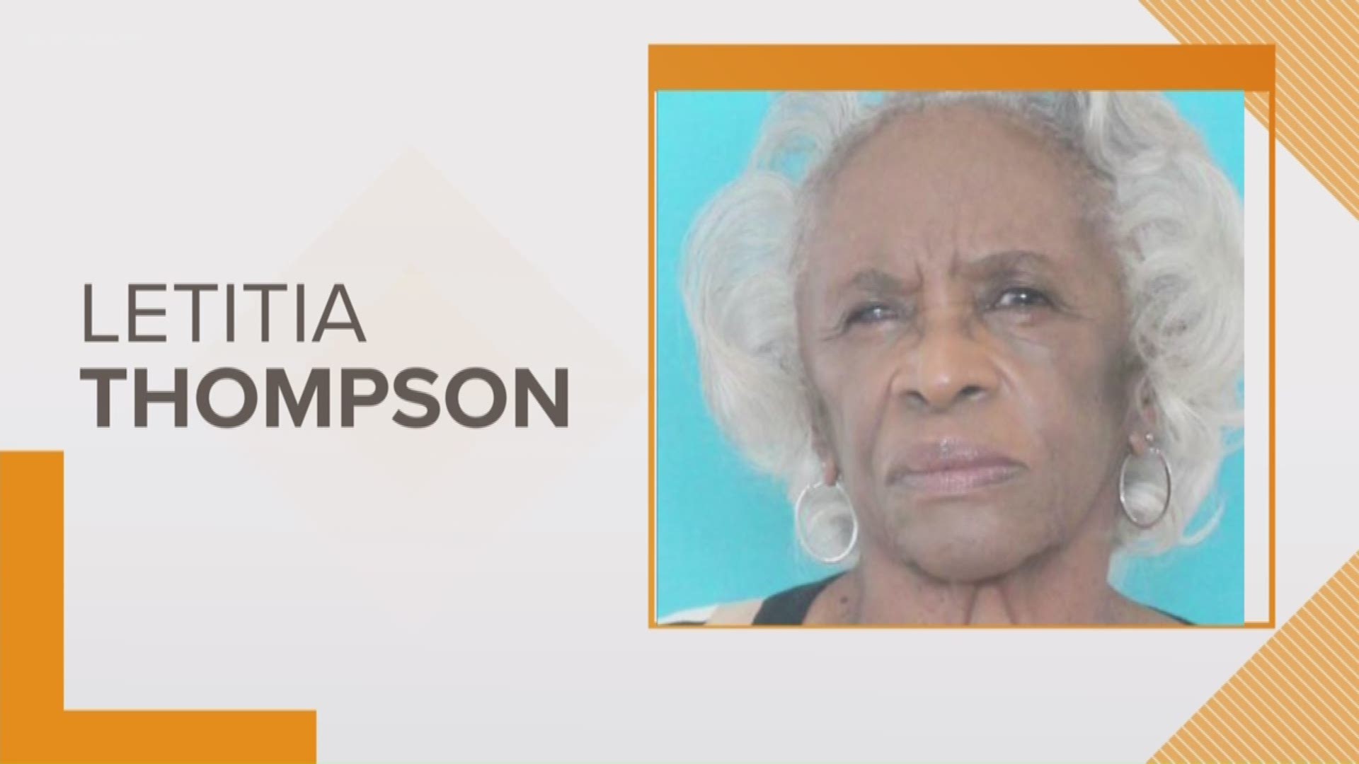 Police are asking for the public's help to find Letitia Thompson, who was last seen at church Saturday morning in the 7300 block of Crowder Blvd.