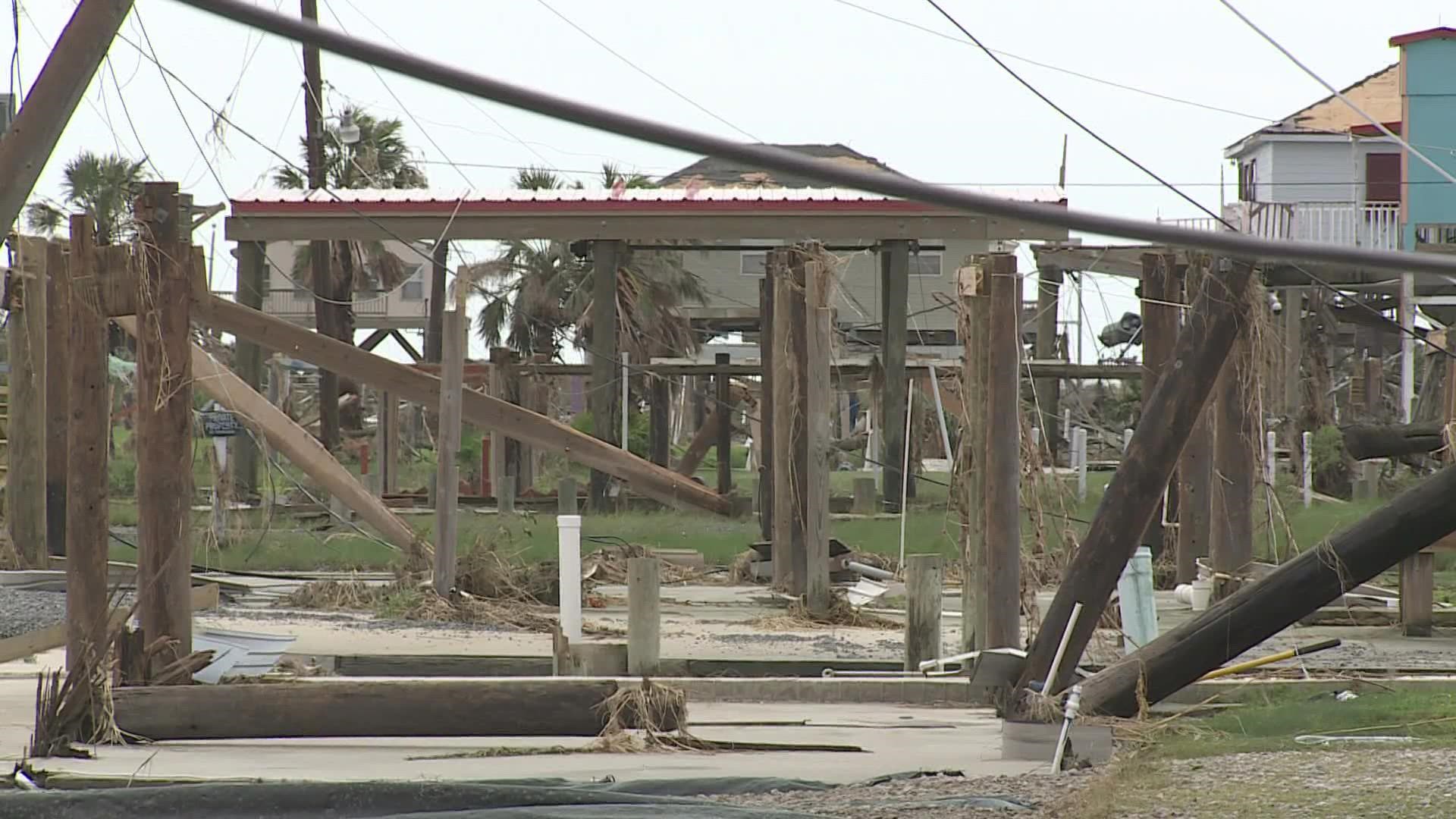 One of the most hardest hit area during Hurricane Ida was Grand Isle. The island is now mostly just debris.