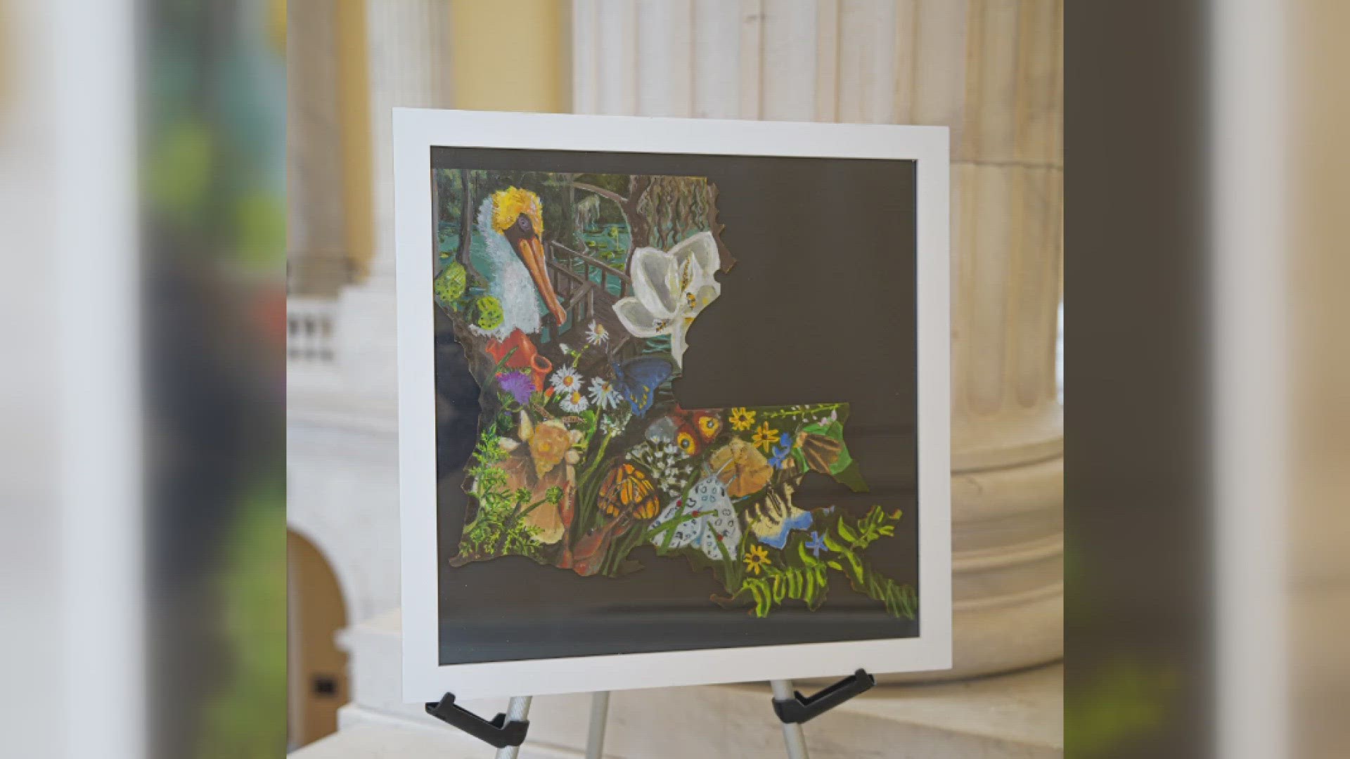 JyLynne Hamberger, a freshman at Ponchatoula High School, won the 2023 Congressional Art Competition for Louisiana's 1st district.