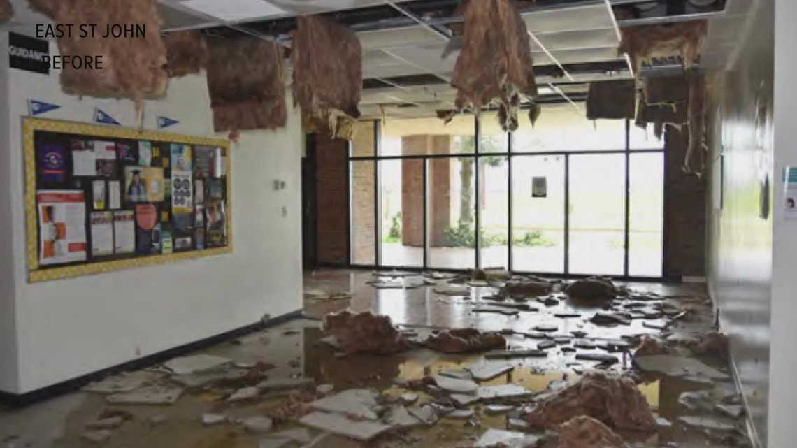 Hurricane Ida 1 Year Later St John Parish Schools Still Under Repair