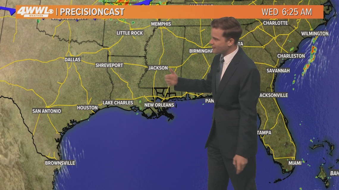 New Orleans Weather More storms expected later this week