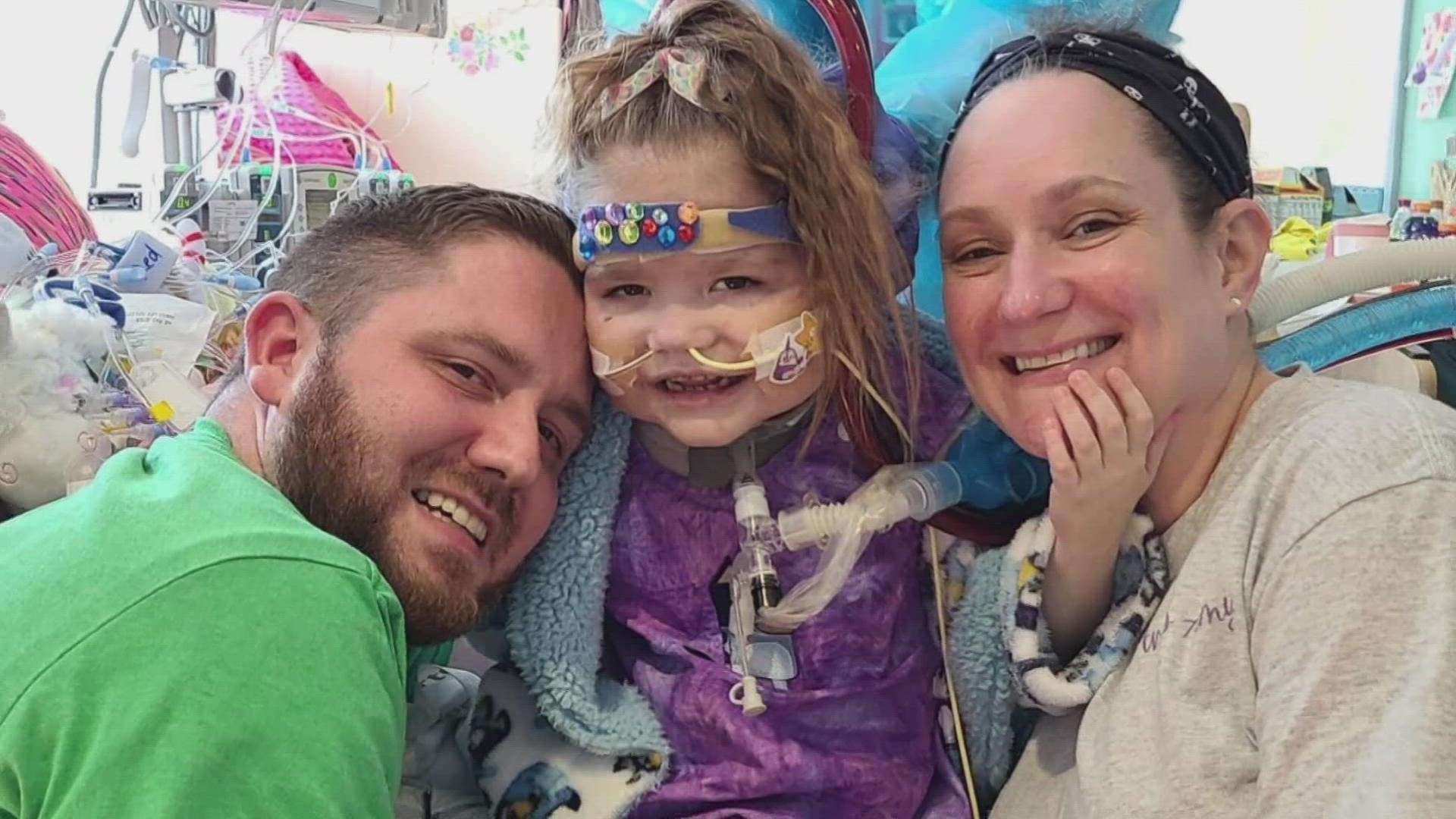 The family of Ava Thomas knows she needs a child's sized pair of lungs and they also know if it happens, the donation will come from a family that's hurting.