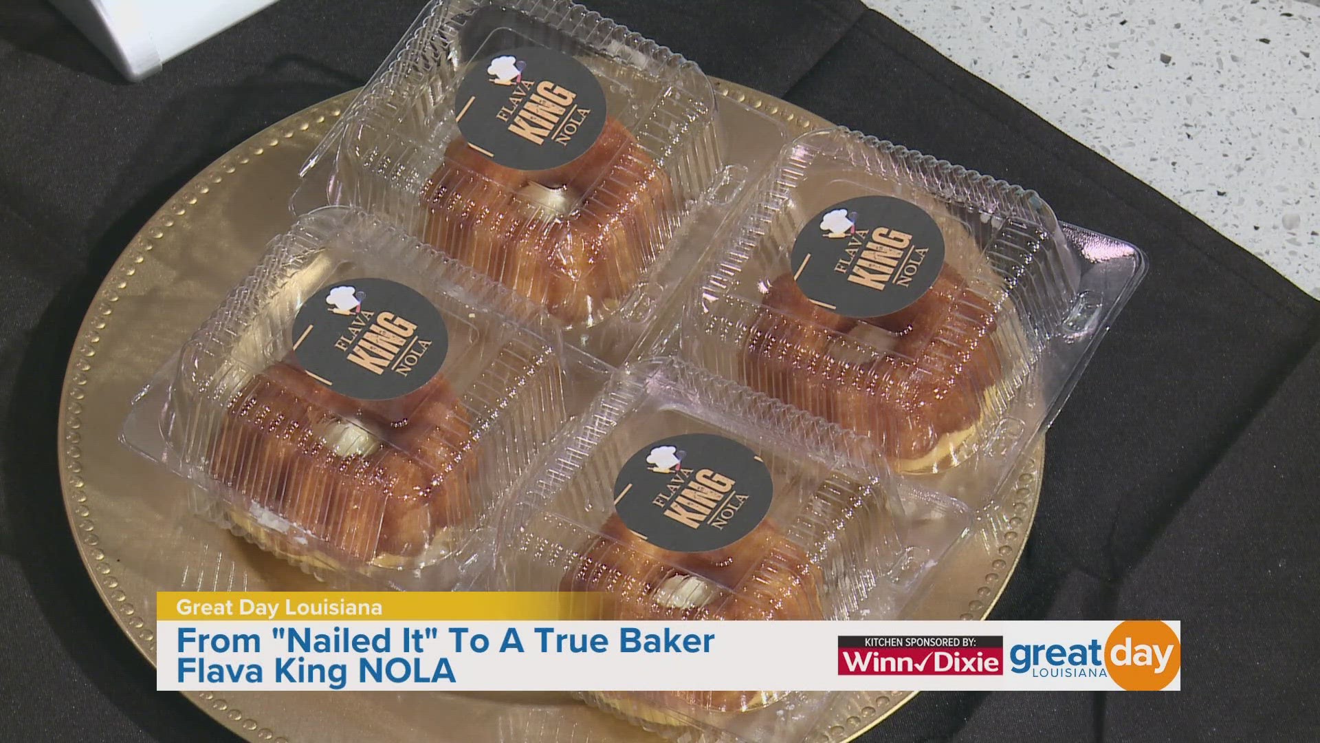 Flava King NOLA is in the Winn-Dixie kitchen sharing a few sweet treats with us after their appearance on Netflix's "Nailed It."