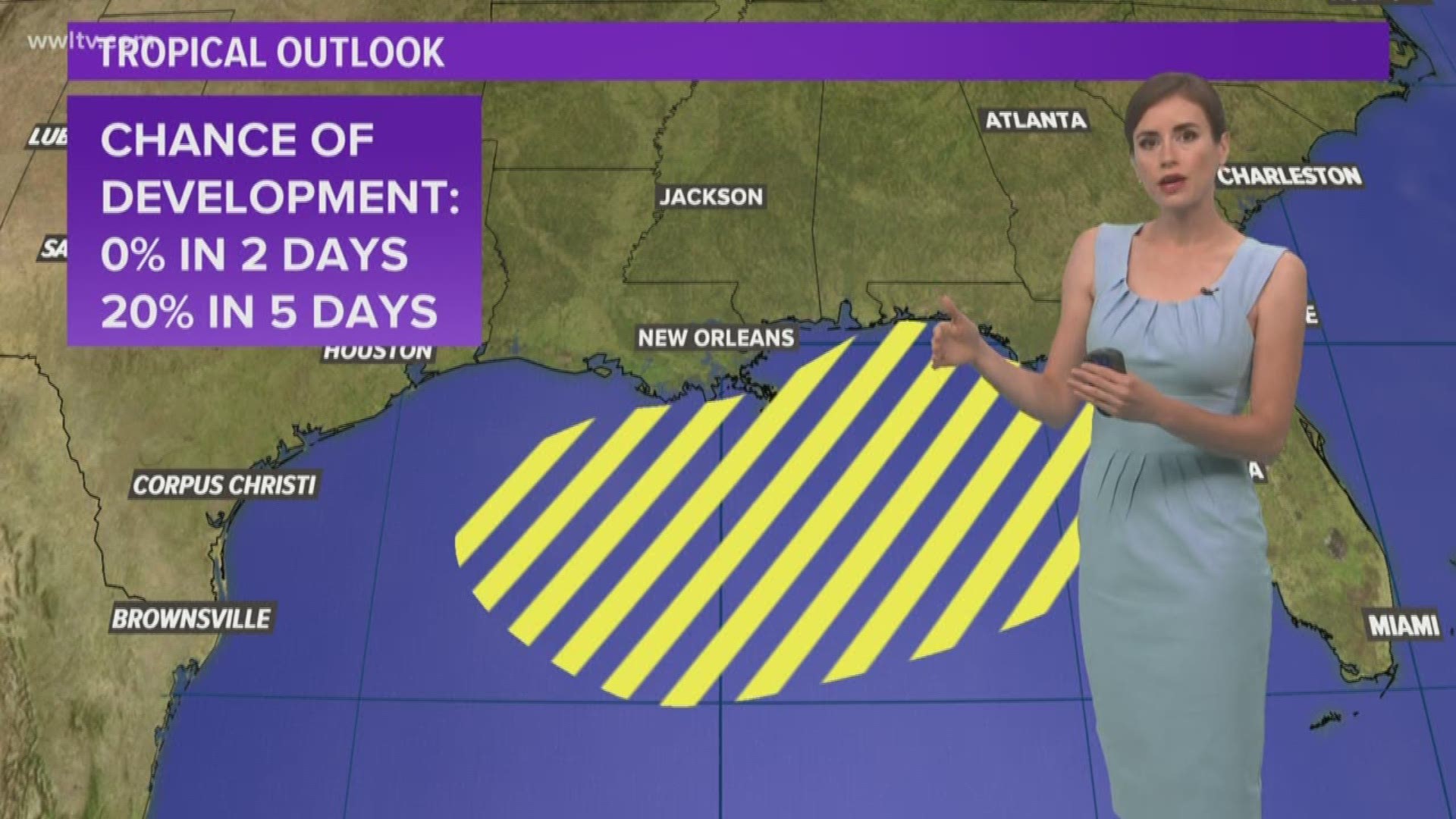 Meteorologist Alexandra Cranford has a look at the tropics on Tuesday, July 23, 2019.