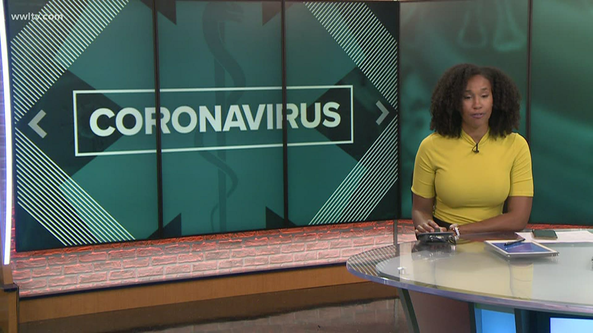 WWL-TV's Noon News update on the coronavirus outbreak in the United States, especially Louisiana.