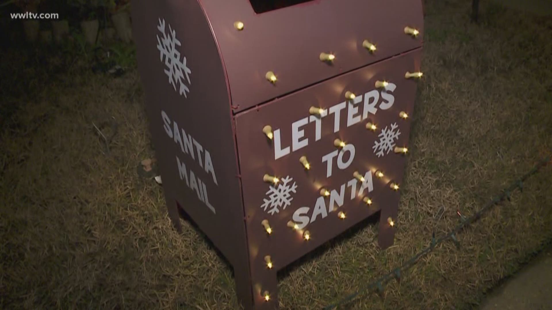 Children are invited to drop off letters to Santa in front of one family's home, but the husband is a registered sex offender. 