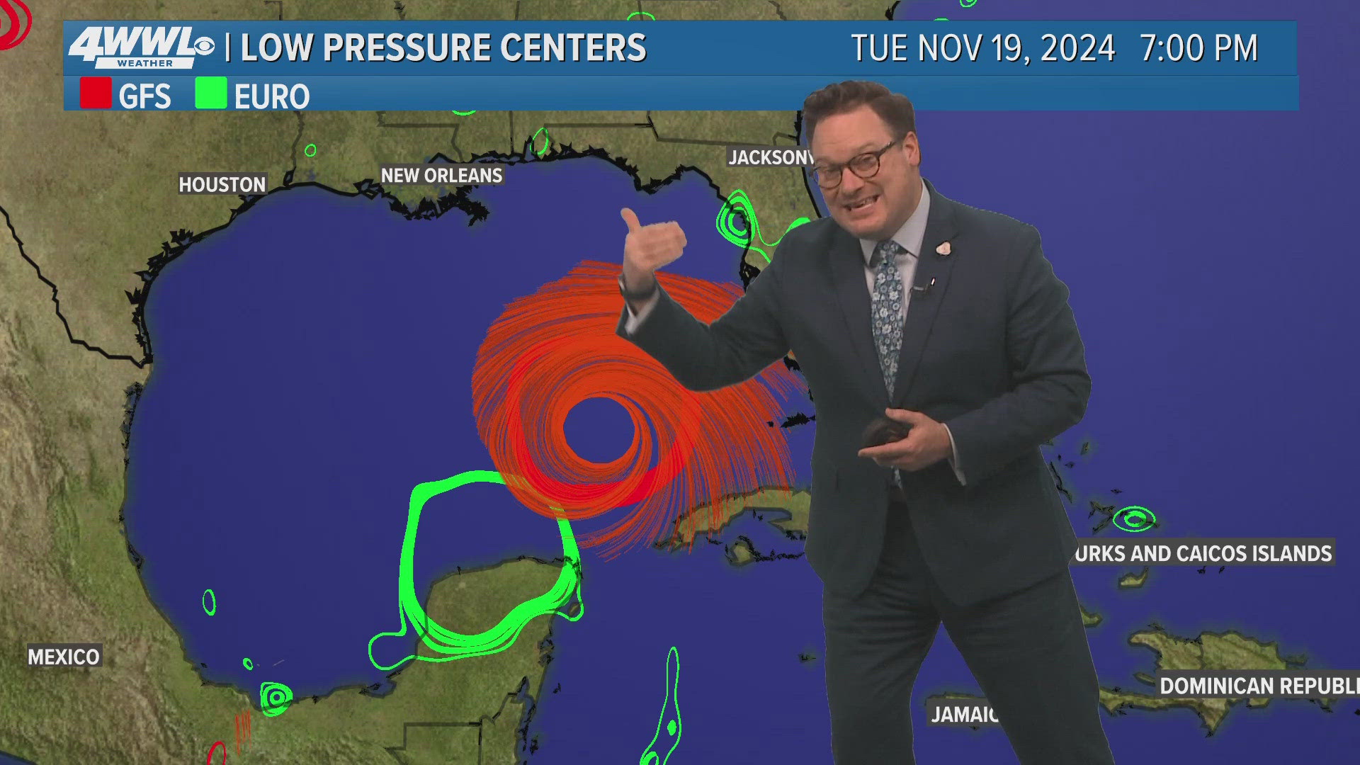 Chief Meteorologist Chris Franklin says models are indicating the system could rapidly intensify. However the system could be a threat for Florida.