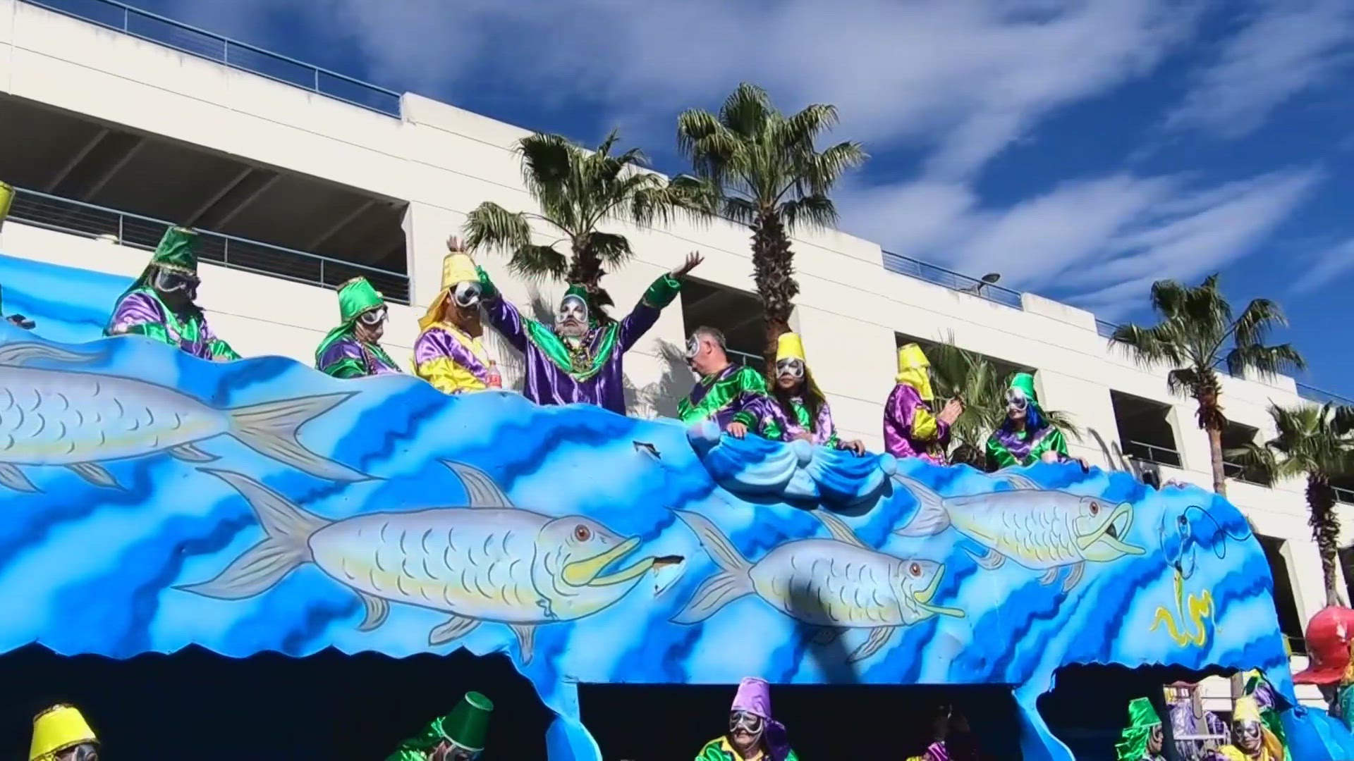 The Krewe of Elks and Mystic Krewe of Barkus are set to roll Sunday, but some route and timing details are still being finalized.