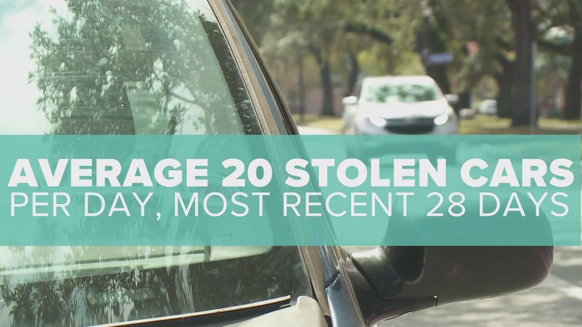 1,948 cars have been stolen in New Orleans this year as of March 25.