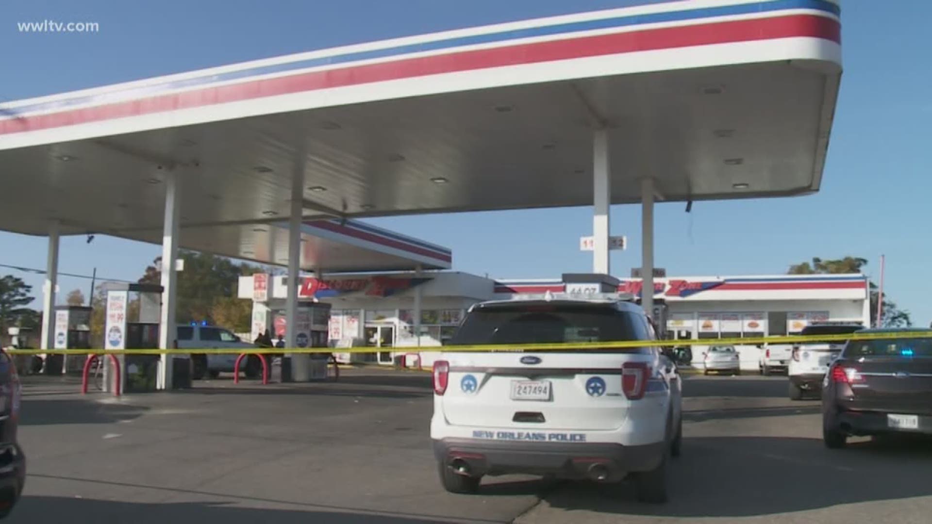 According to NOPD, a man was shot and wounded at a gas station in the 6700 block of Chef Menteur Highway.