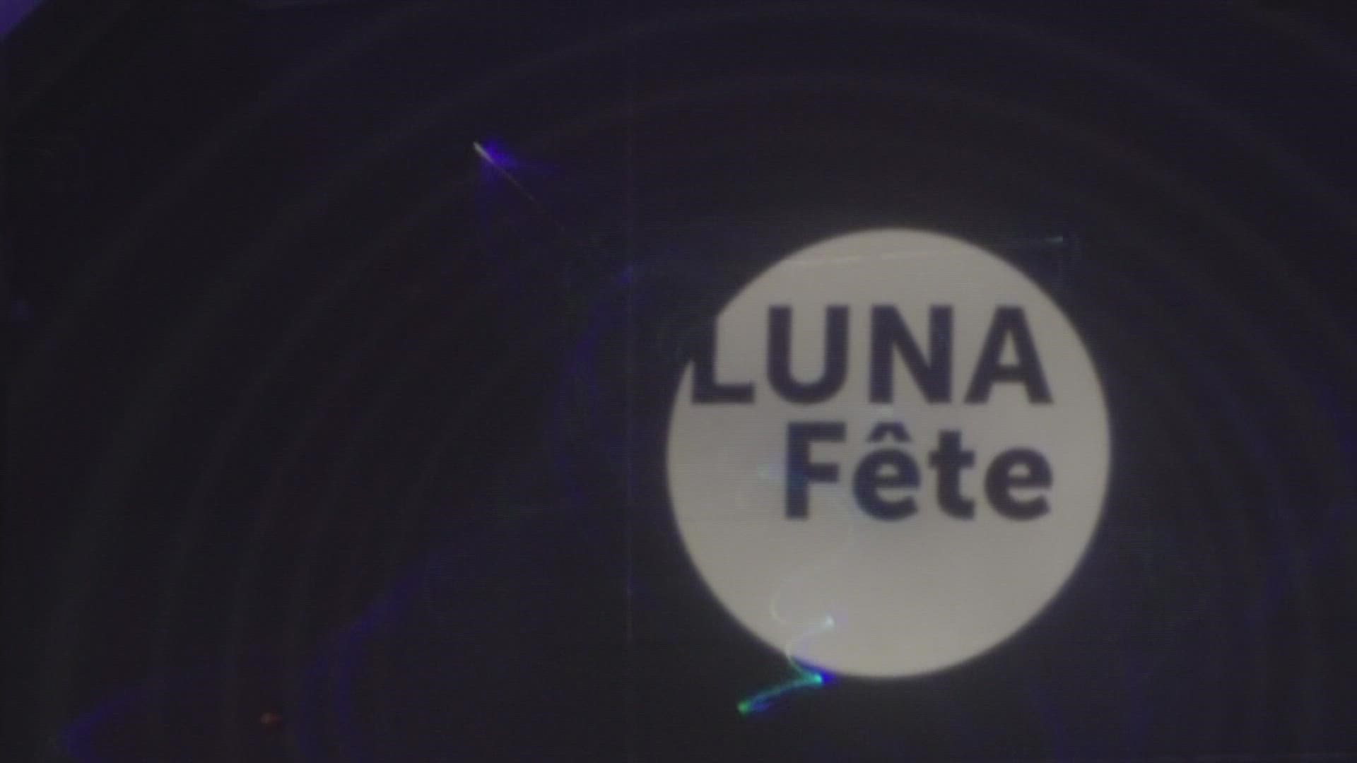 Luna Fete is an annual celebration of light, art, and technology.