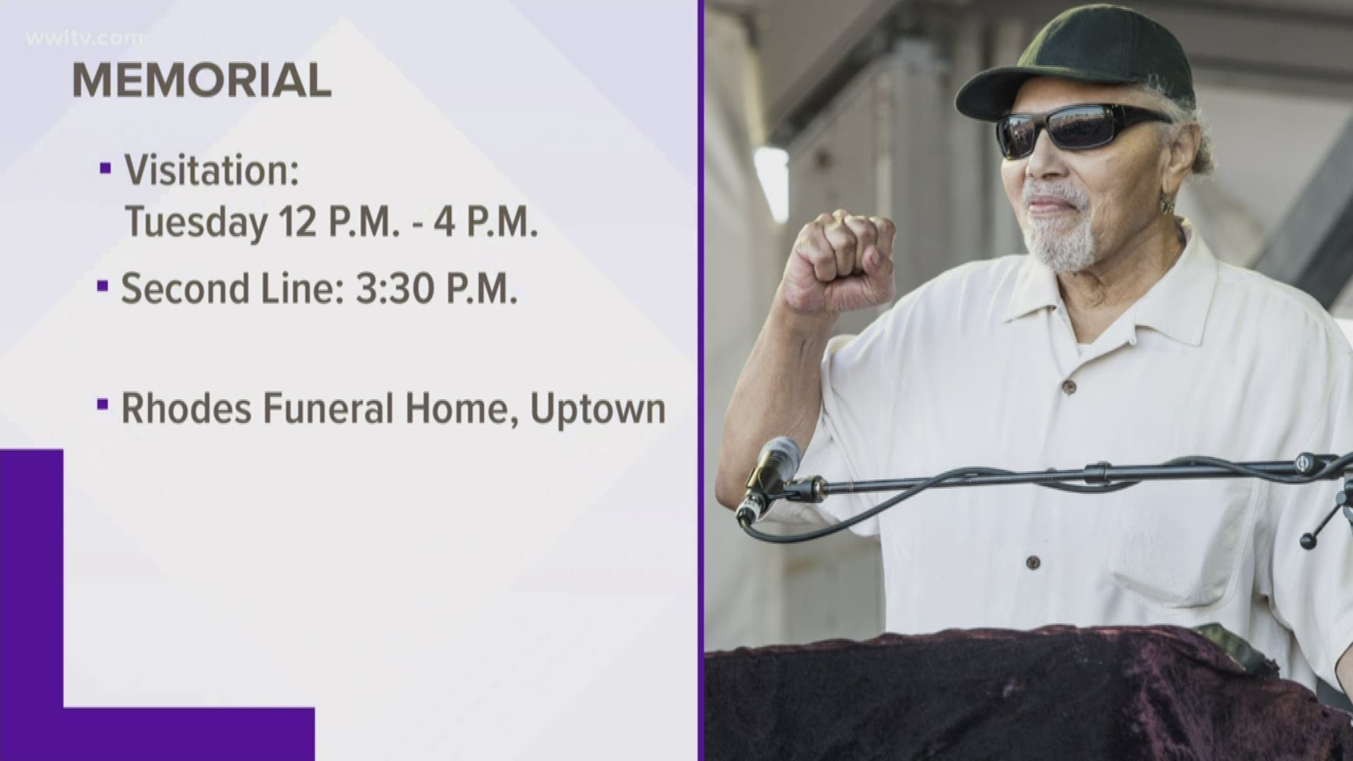 Funeral arrangements have been set for Art Neville, a New Orleans funk icon who died Monday of natural causes. He was 81.