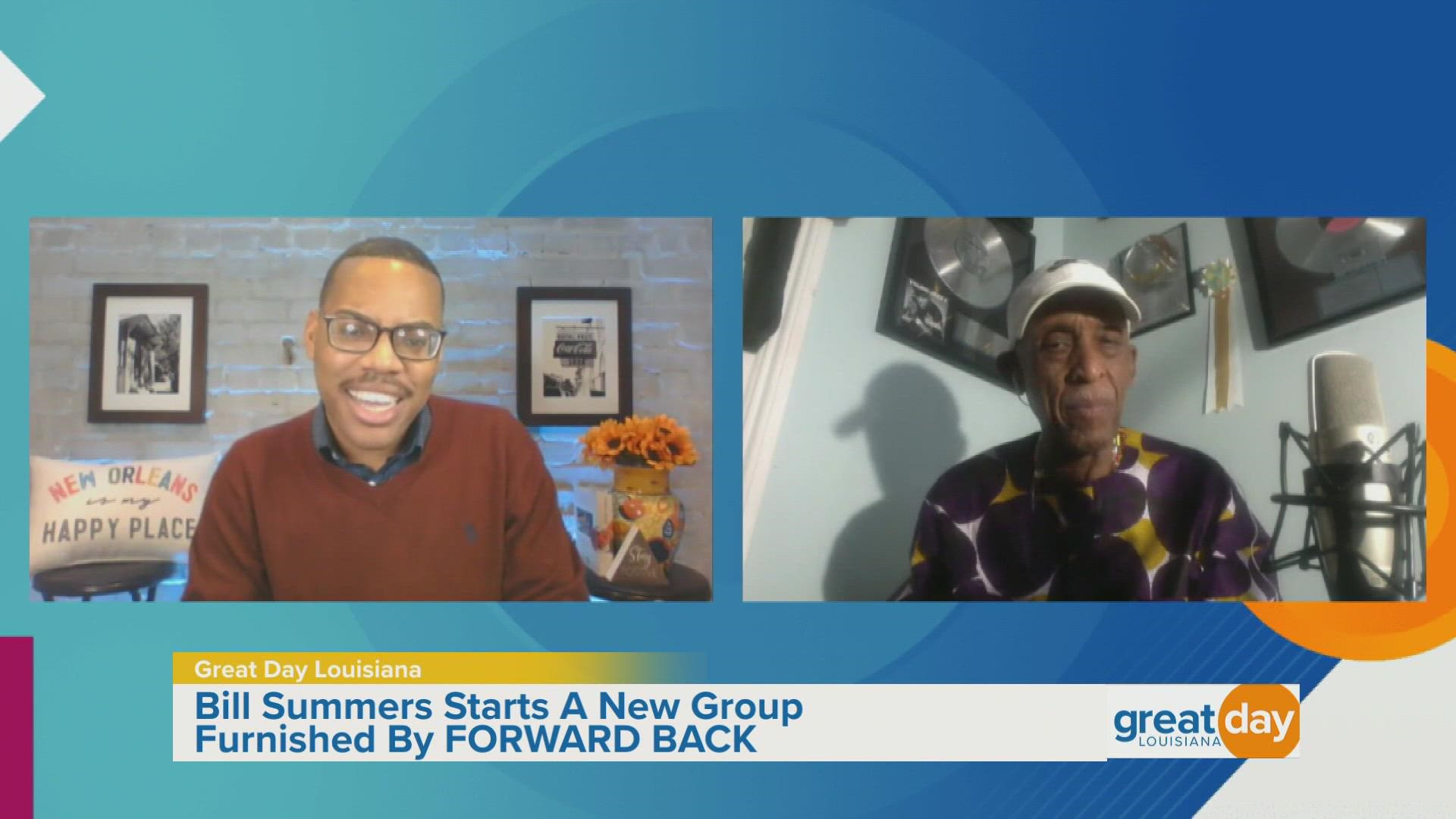 Musician Bill Summers discussed his new group, "FORWARD BACK." He also shared the music video for "Yellow Flowers."