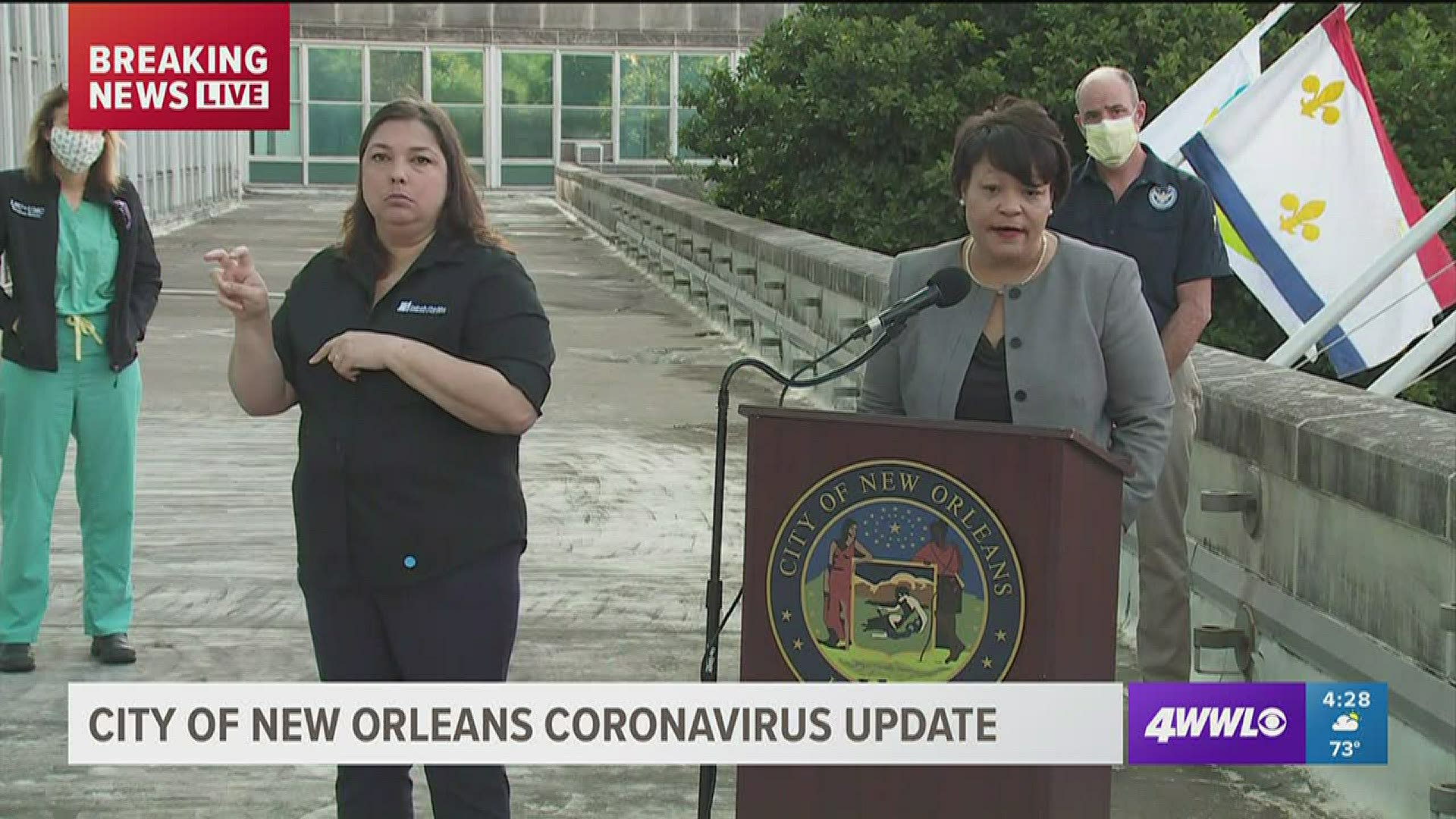 New Orleans Mayor LaToya Cantrell said she wants no large festivals in the city of New Orleans until the year 2021.