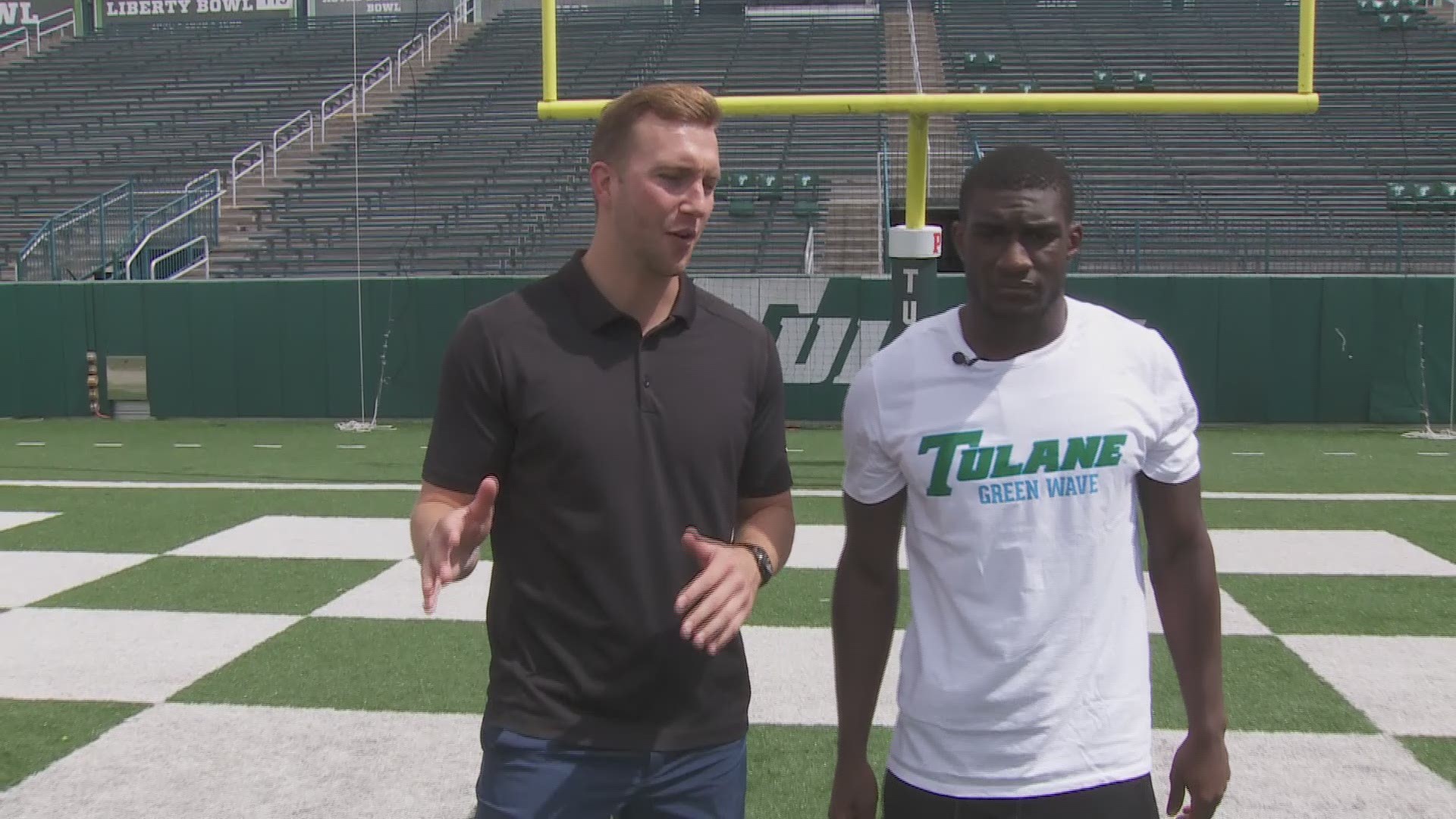 Eyewitness Sports caught up with Green Wave running back Corey Dauphine this week.