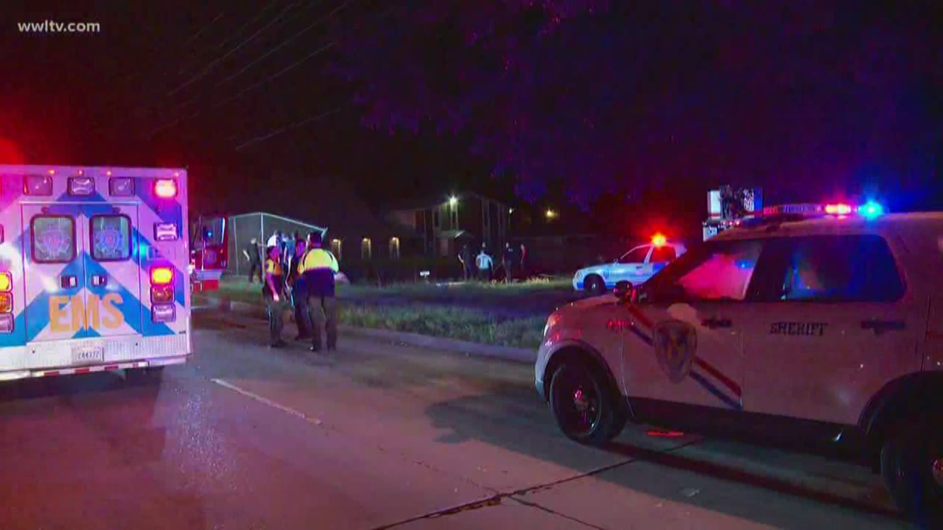Authorities say one person is dead after a minivan crashed into a Metairie canal late Wednesday.

Jefferson Parish Sheriff Joseph Lopinto said the crash happened around 10:40 p.m. in the 4100 block of West Esplanade Avenue.