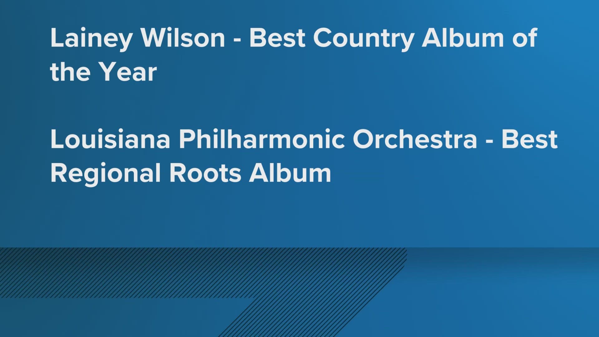 Artists from louisiana take home grammy wins wwltv