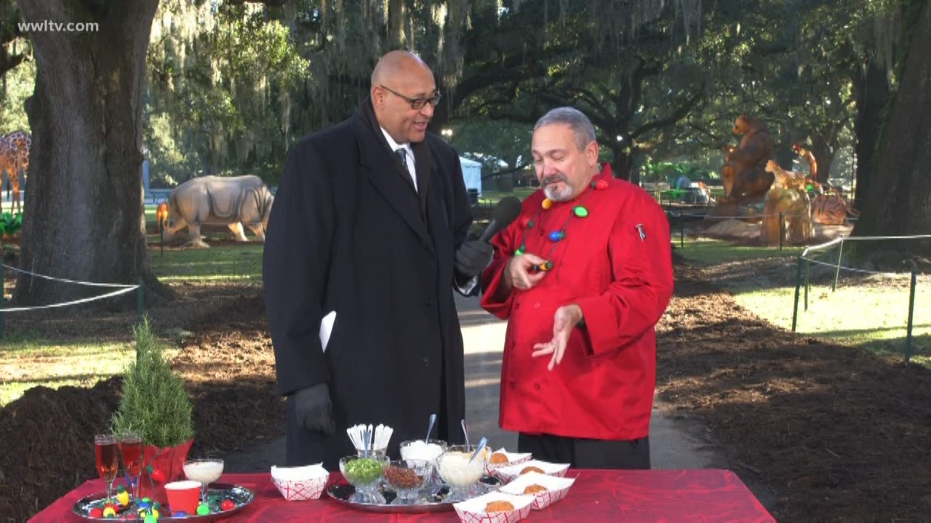 Chef Kevin Belton welcomes Chef Allen Ehrich of Audubon Catering & Events which is providing food at Audubon Zoo Lights.
EXEC. DIRECTOR, AUDUBON CATERING & EVENTS