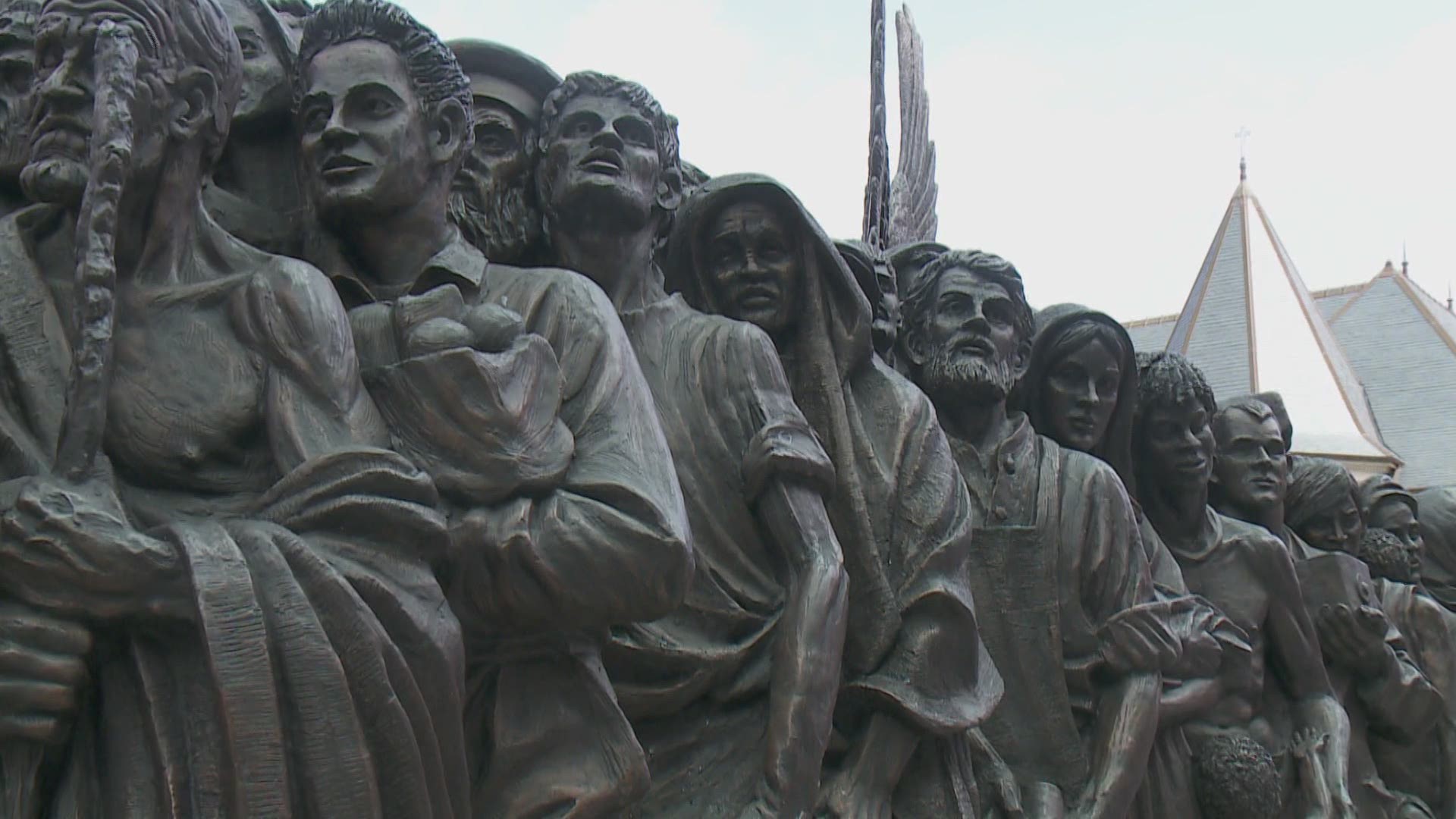 A new statue installed by the Archdiocese of New Orleans is set to emphasize the Catholic message of the value refugees bring to communities.