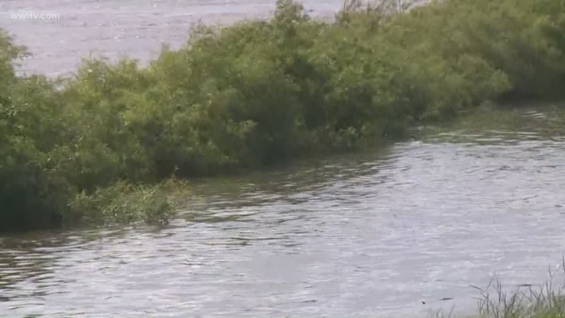 The National Weather Service predicts the storm surge could bring the Mississippi River up to 19 feet, just a foot below the height of some of the levees.
