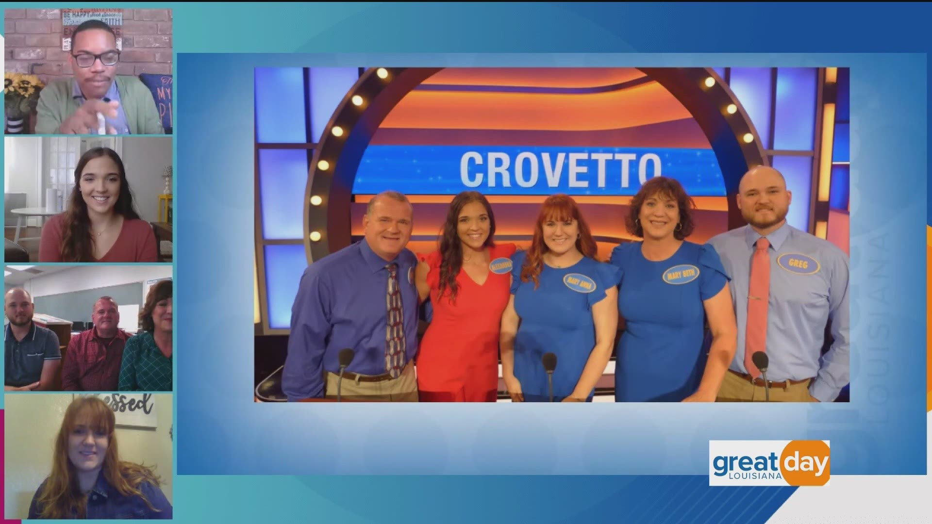 The Crovetto family discussed their recent appearance on "The Family Feud." Watch them at 9:30 a.m. on WUPL-TV on Tuesday, November 17.