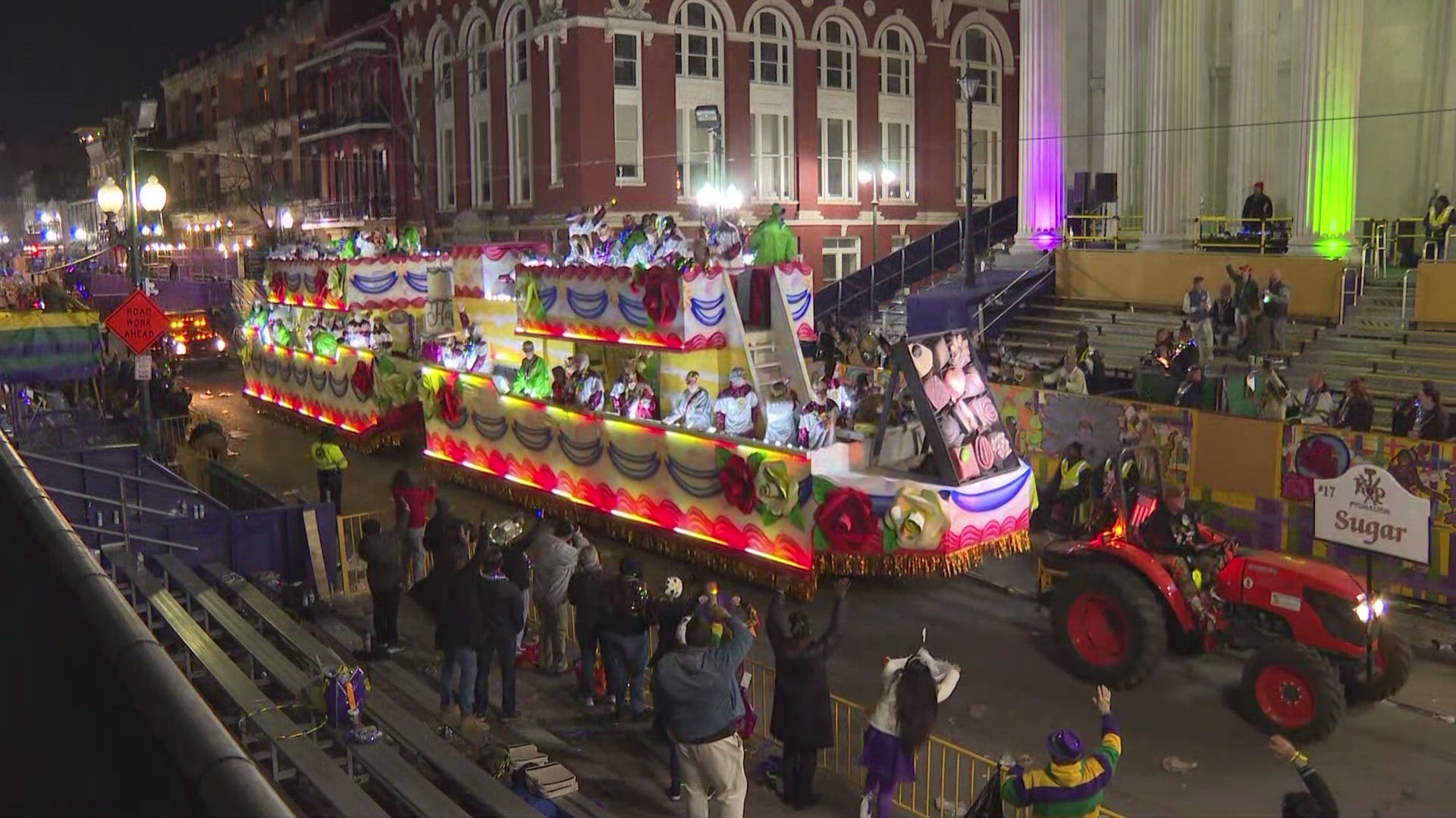 Watch WWLTV's live parade coverage at Gallier Hall.
