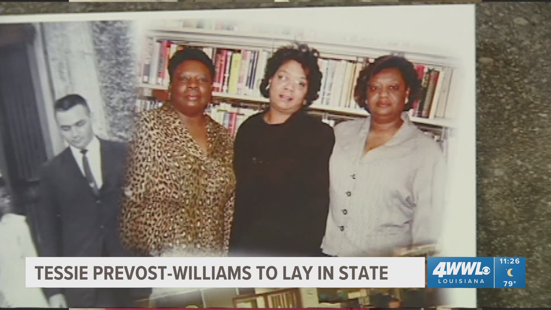 Williams will be honored and lay in state at Gallier Hall next week. Tessie was one of four girls who made history when they desegregated schools in 1960.