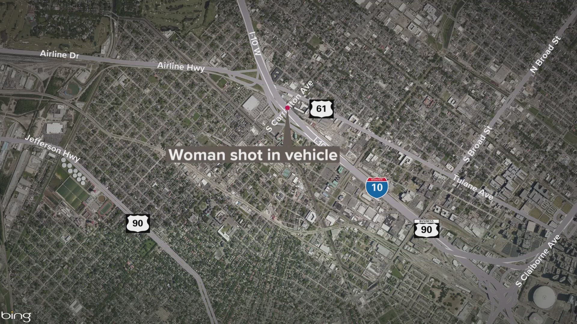 A woman was stabbed in New Orleans East, while another woman was shot multiple times in a car in Mid-City