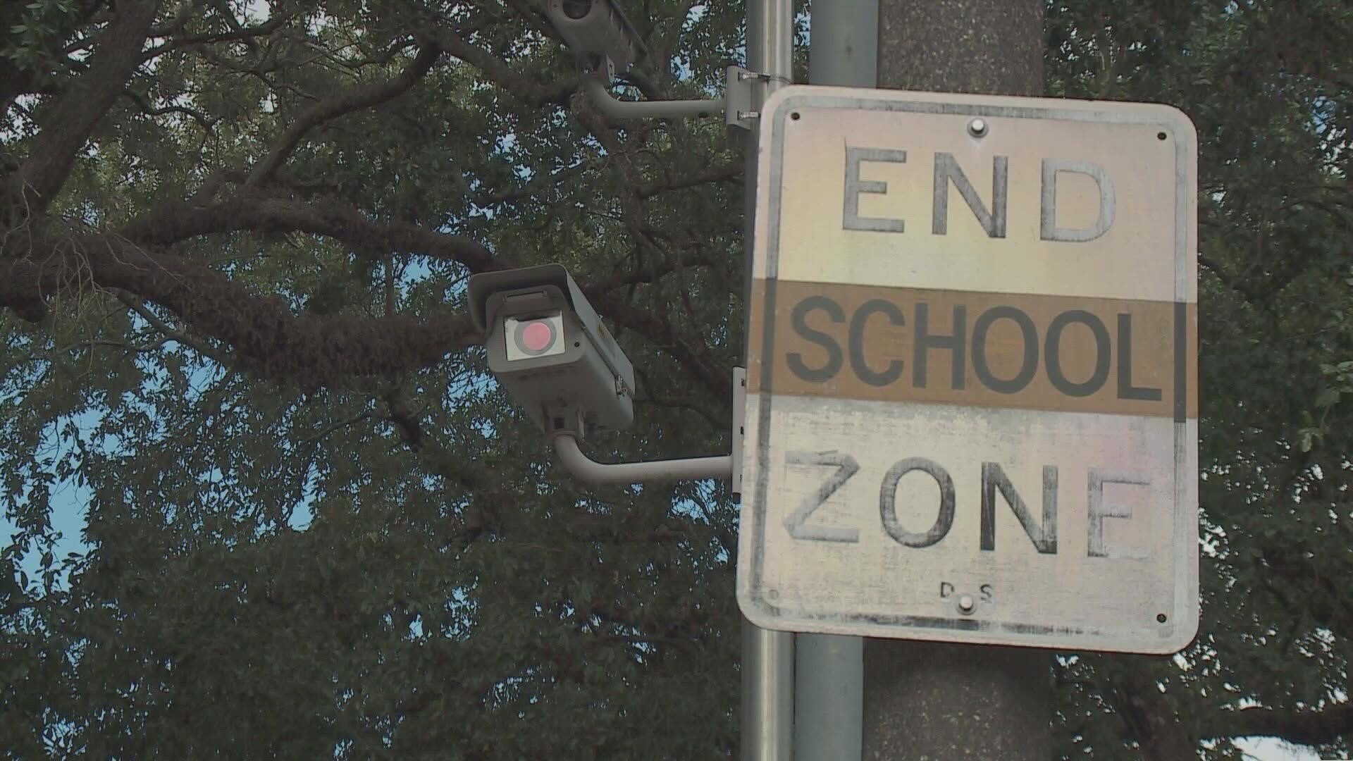 School zone hours are between 7 and 9 a.m and 2:45 to 4:45 p.m.