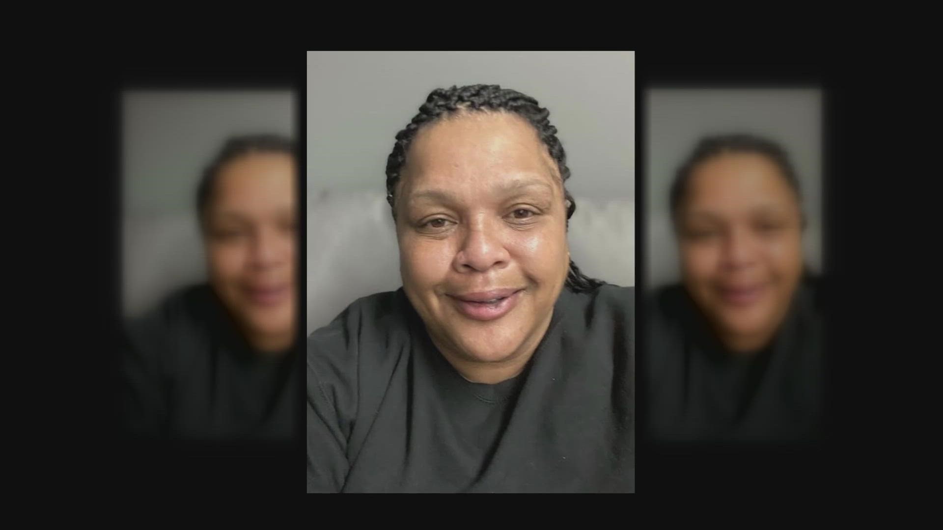 A 50-year-old woman who moved away from New Orleans when her son was shot and killed last year, was shot and killed on Mardi Gras after returning to be with family.