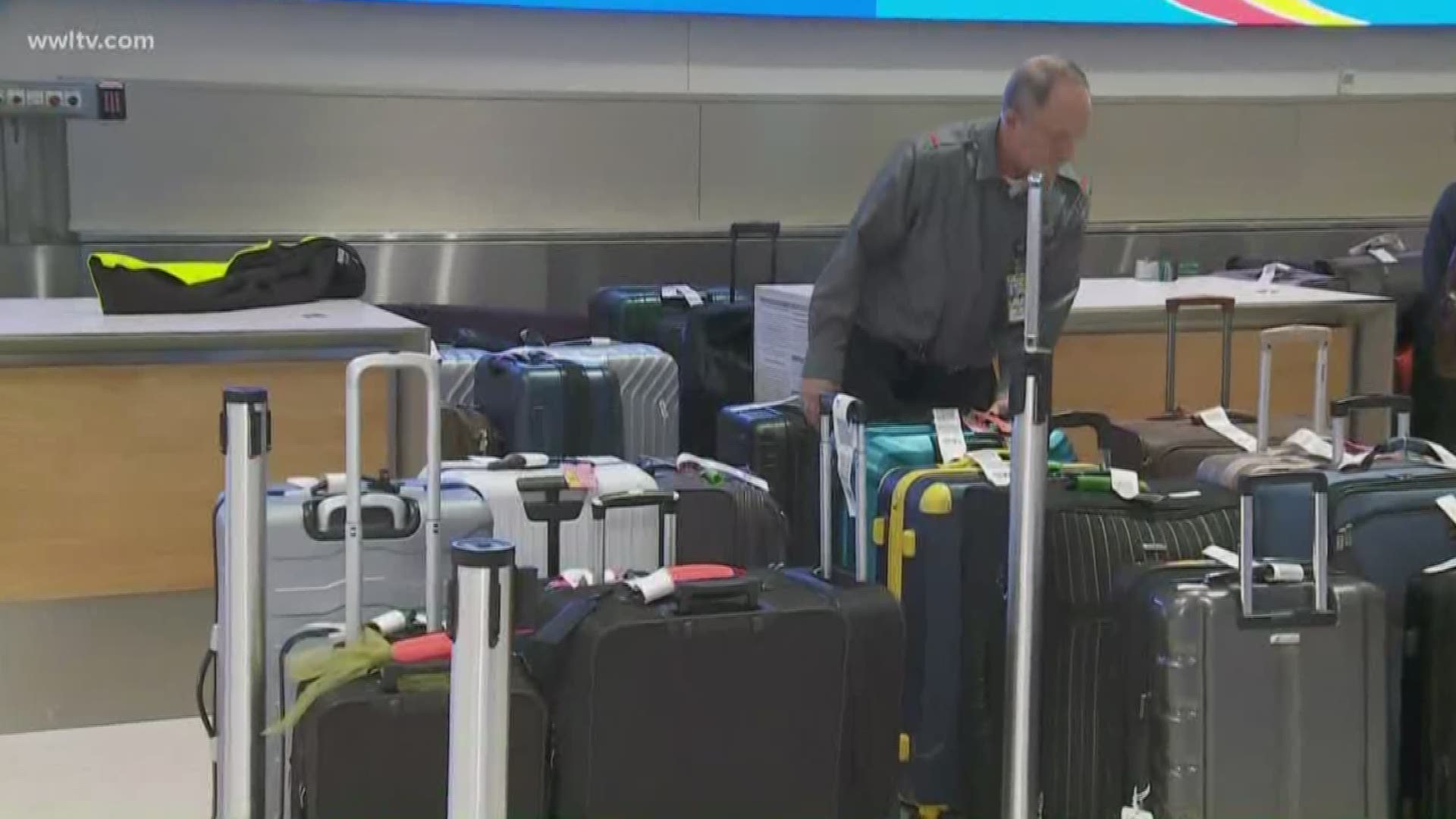 The airport has been experiencing problems while taking checked bags, a spokesperson with the airport said.