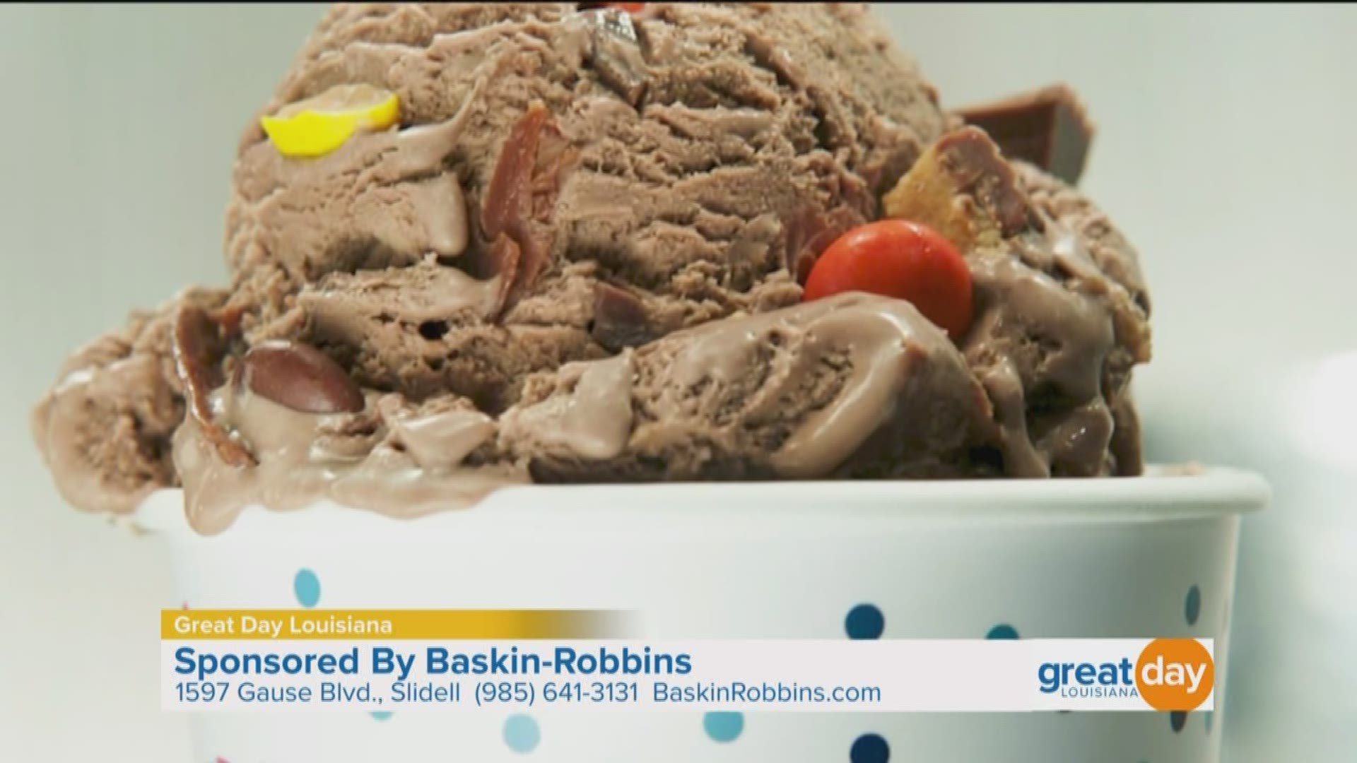 To celebrate National Ice Cream Day, Chef Kevin heads to Baskin-Robbins in Slidell to find out why ice cream in a parlor is so distinctively (and deliciously!) different than store-bought ice cream. He also talks to Coy Faucheux to see how Baskin-Robbins has evolved over the years. Visit them at 1597 Gause Blvd in Slidell or go online to BaskinRobbins.com.