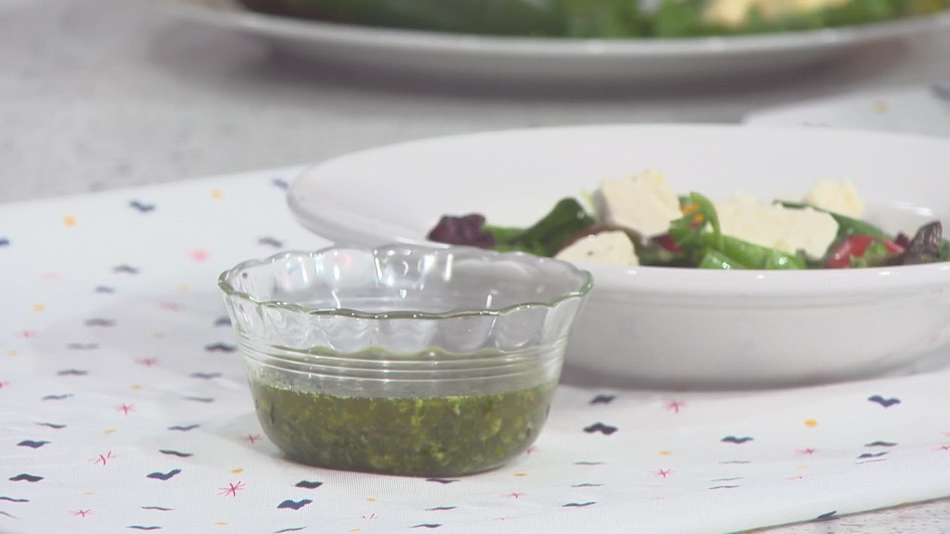 Chef Kevin Belton whips up some delicious sauces for National Sauce month.