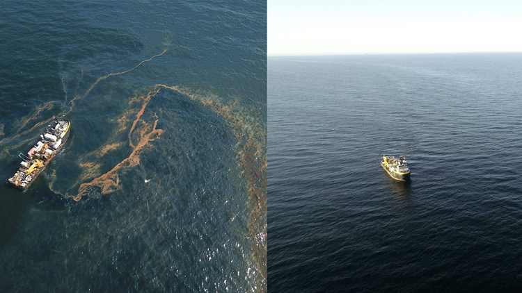 New video shows how America's longest oil spill was capped