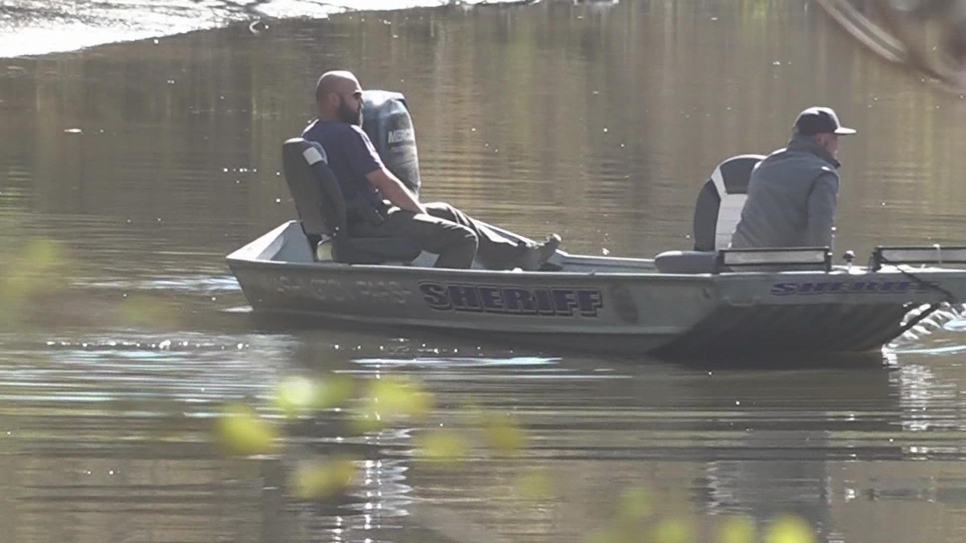 Officials said the men got a new boat and wanted to take it out but ended up in an area that is known for problems if people aren't aware of what is there.