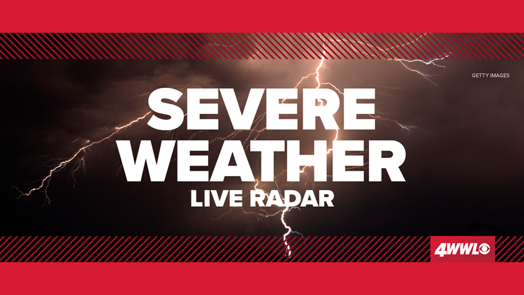 Live radar, models and alerts for tonight's severe weather in Louisiana