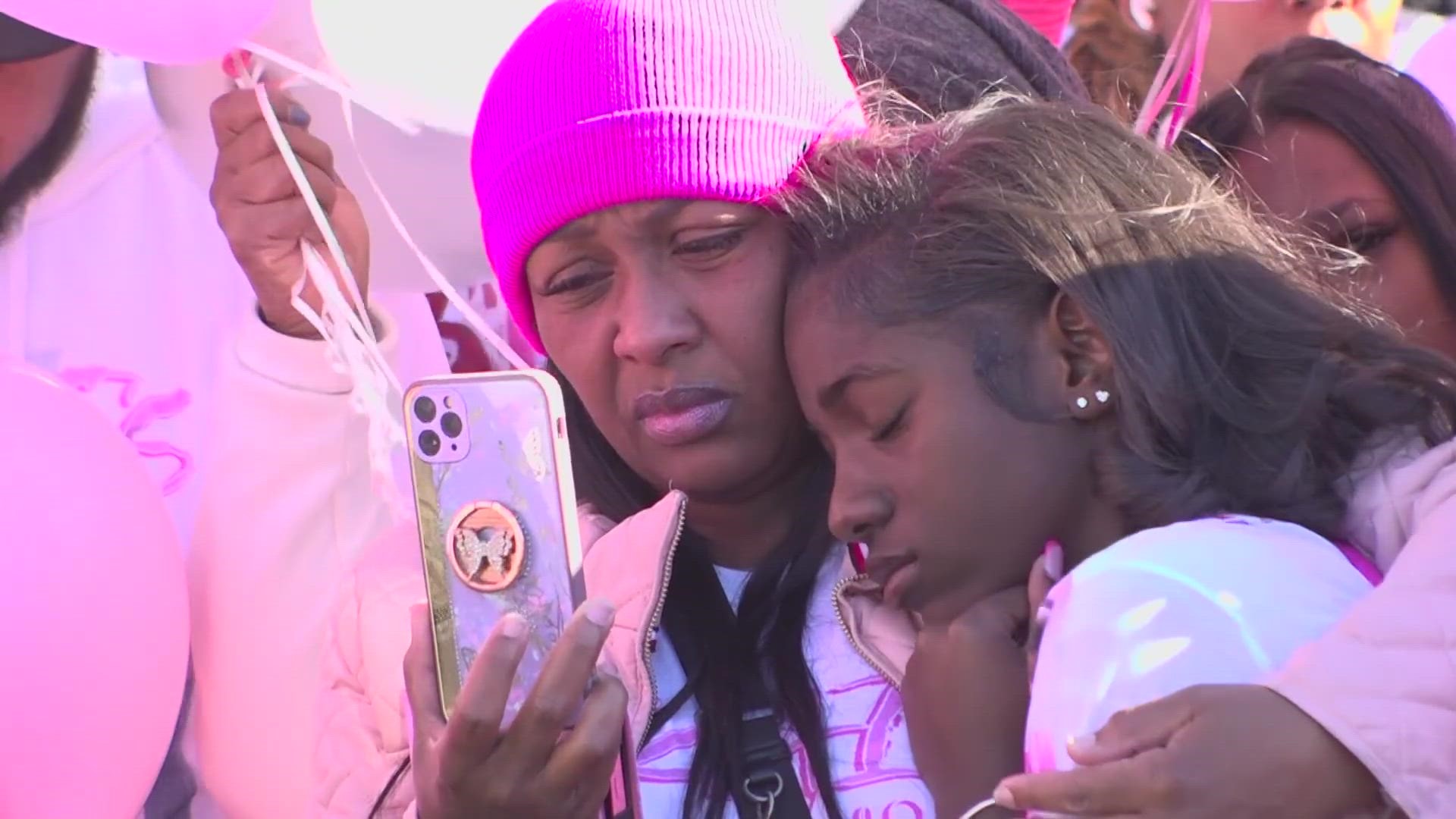 Hundreds turn out to remember Kennedi Belton, slain by an allegedly stray bullet.