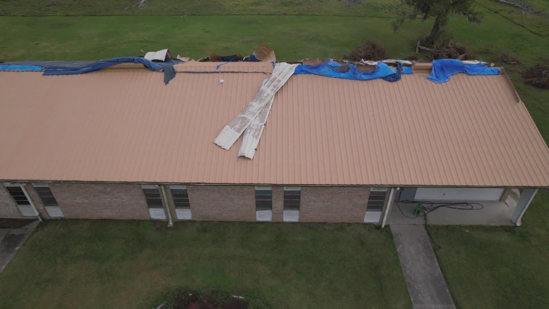 One church is still recovering from Hurricane Ida and last months tornado, they're again bracing for more bad weather.