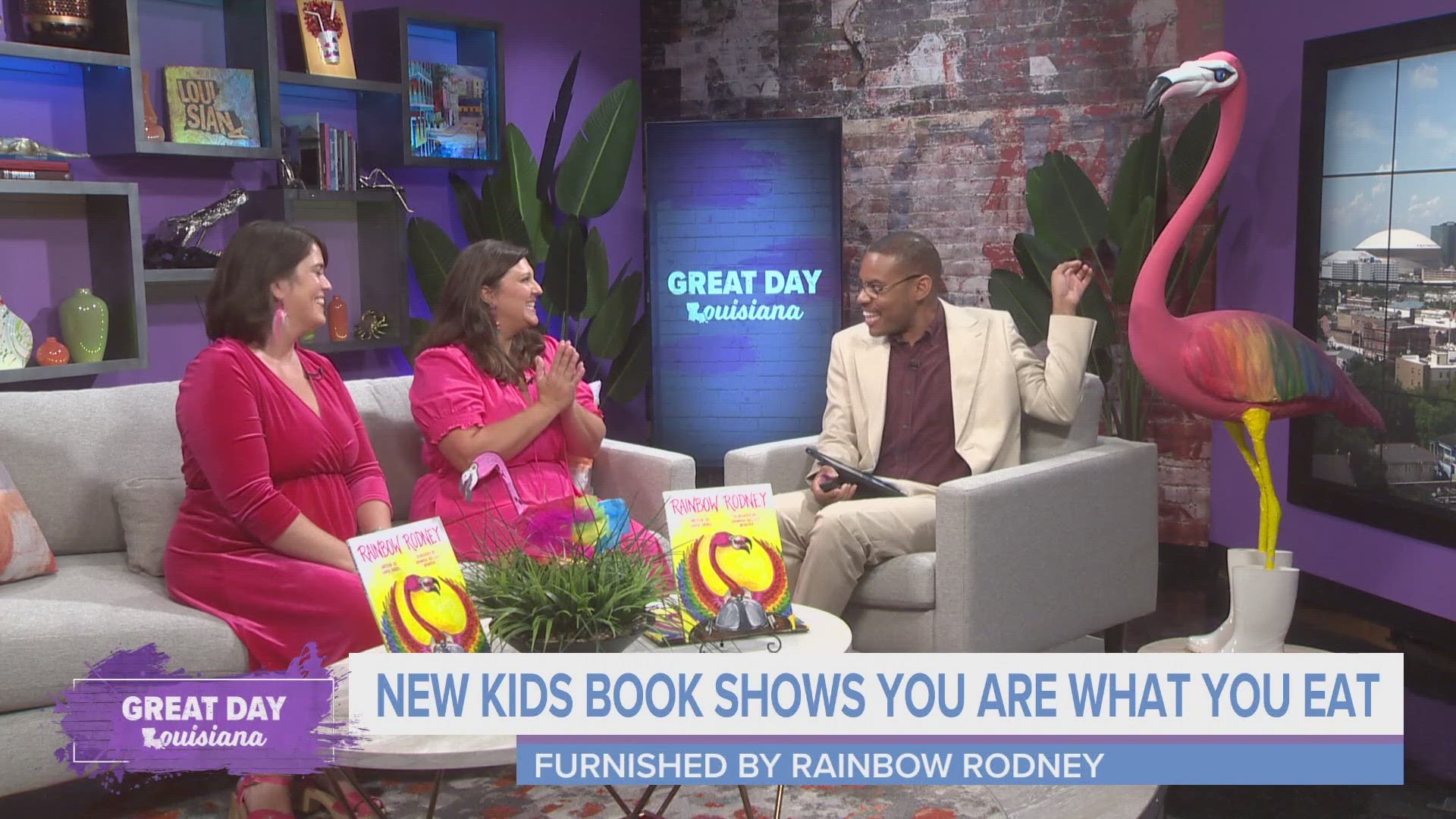 The author and illustrator of a new kid's book "Rainbow Rodney" talk about how they used inspiration from around New Orleans for their book.